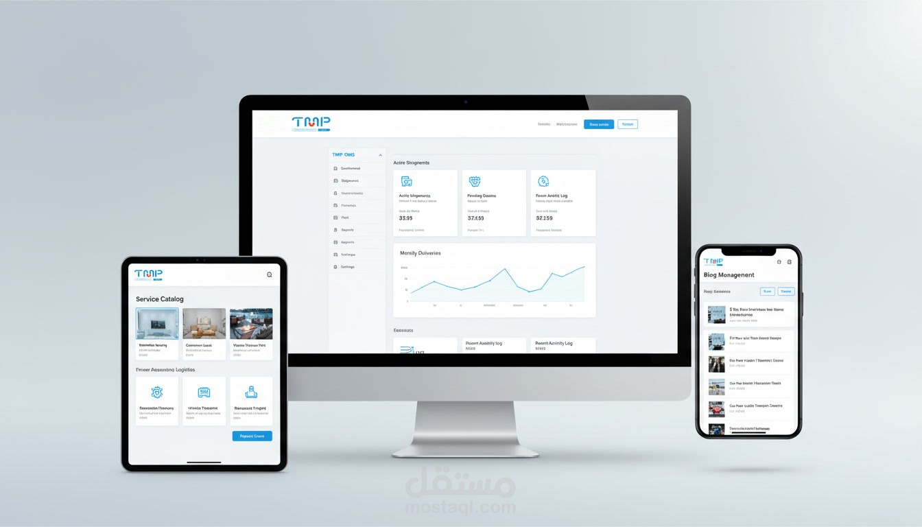 LogiCMS – منصة إدارة محتوى وإدارة طلبات لشركات النقل واللوجستيات