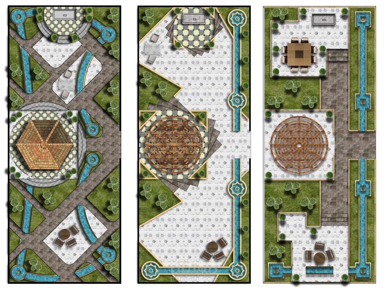 تصميم لاندسكيب حديقة /سلطنة عمان/