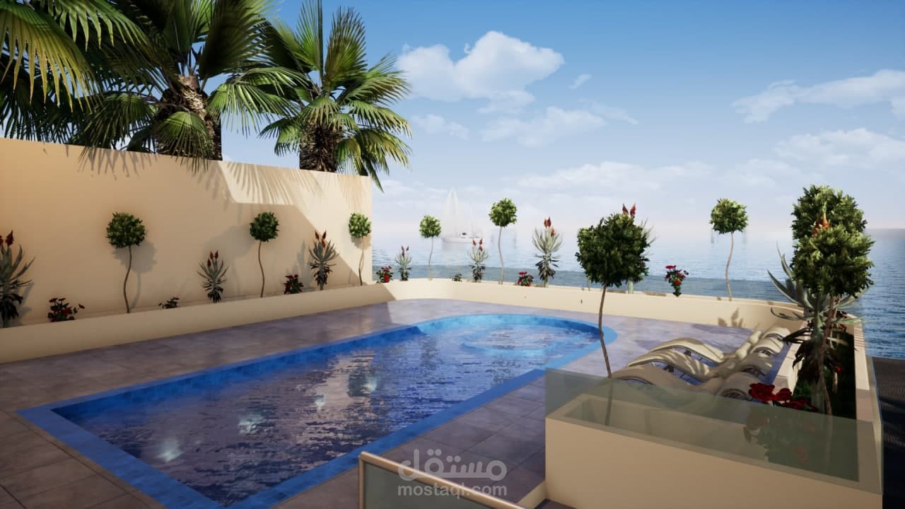 تصميم ترّاس فيلا /السعودية/