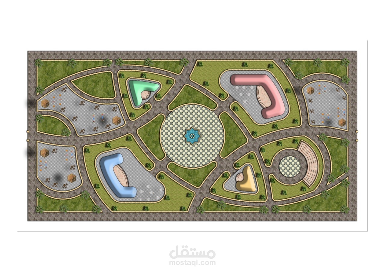 تصميم حديقة عامة /السعودية/