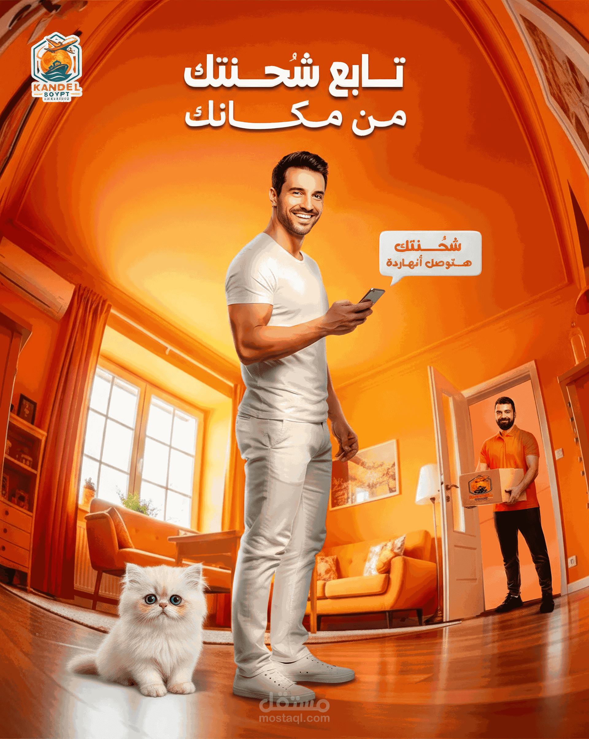 تصميمات سوشيال ميديا لشركة شحن