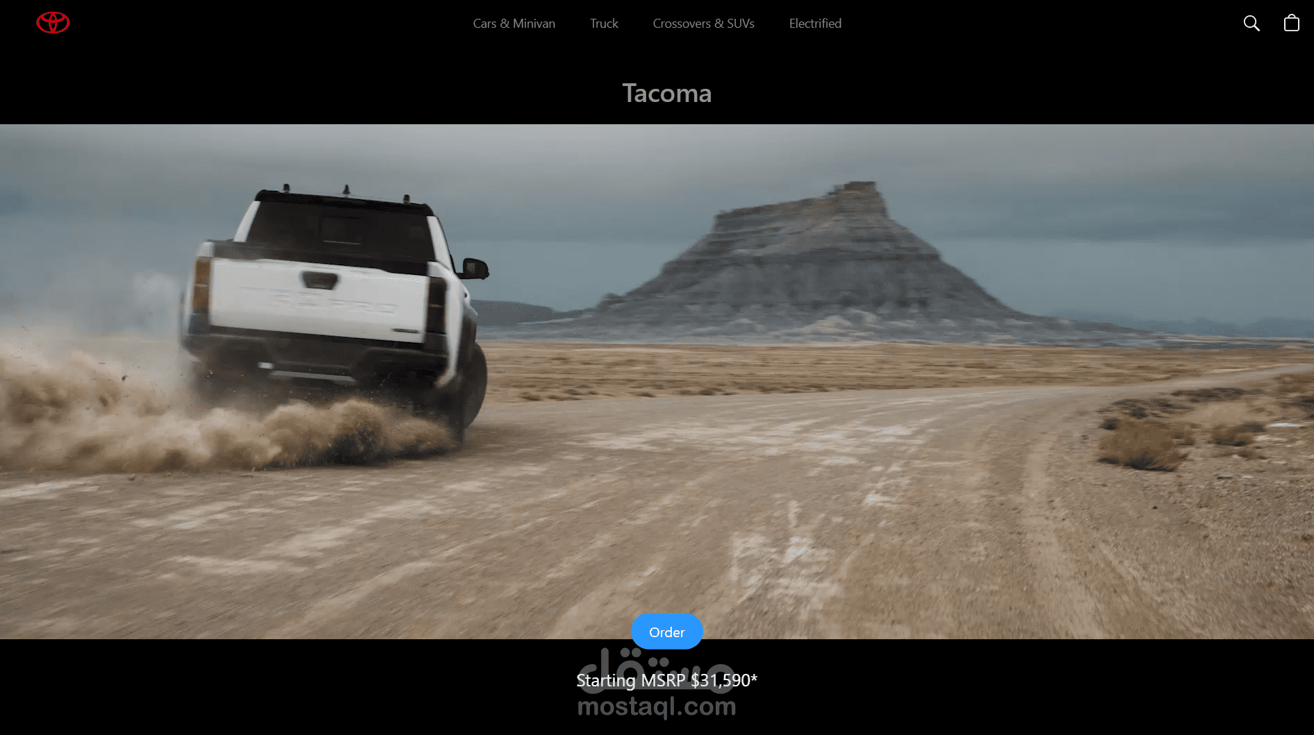 Toyota Website