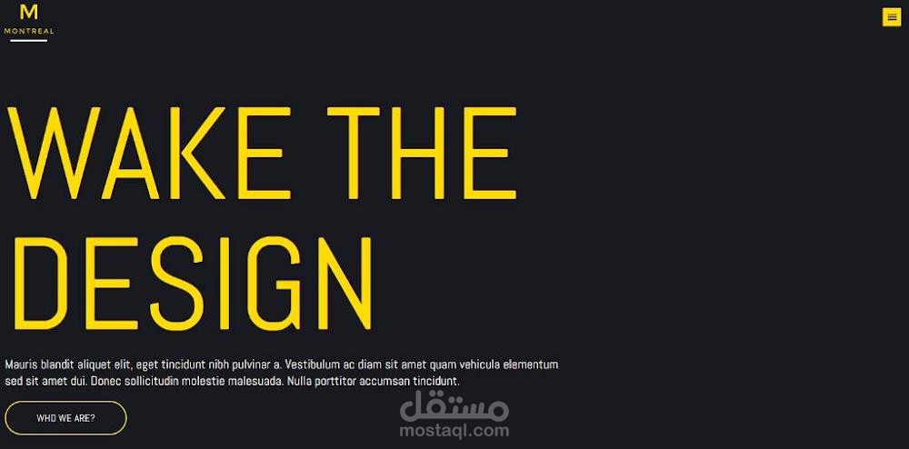 Modern Creative Agency & Portfolio Website – Montreal