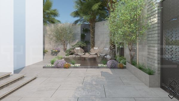 تصميم حديقة فيلا