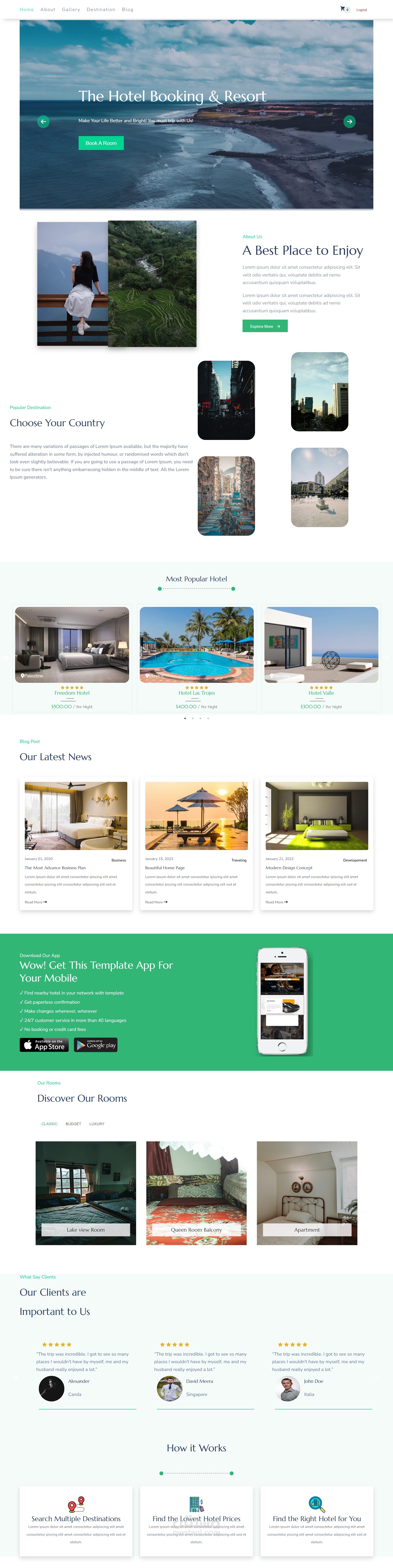 موقع حجز فنادق (غير رسمي)