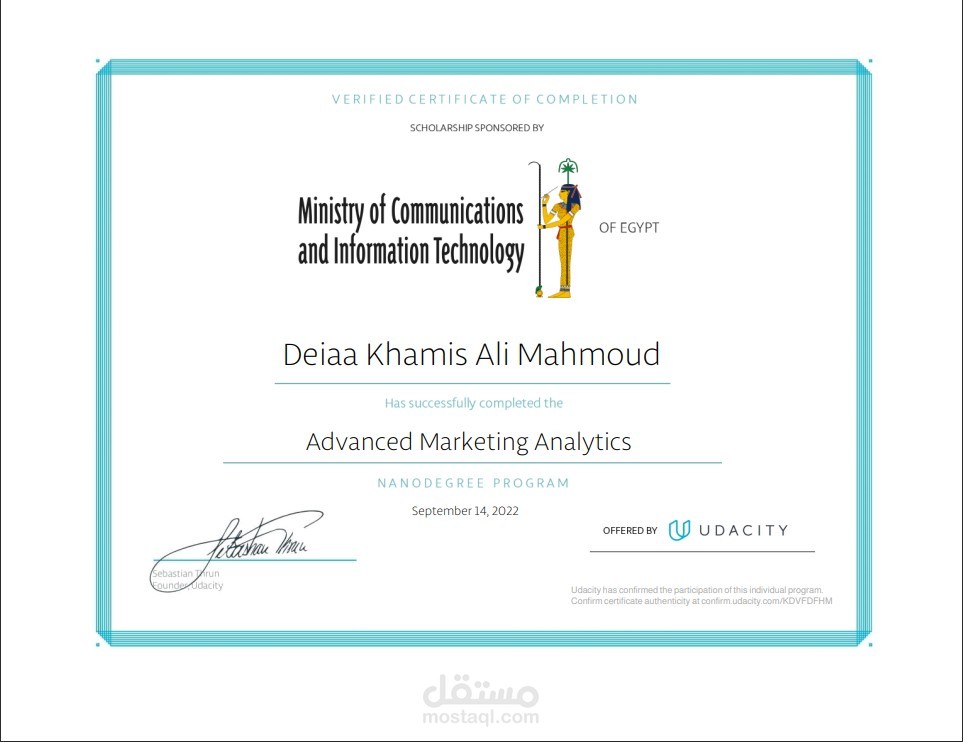 Advanced Marketing Analytics Nanodegree Program