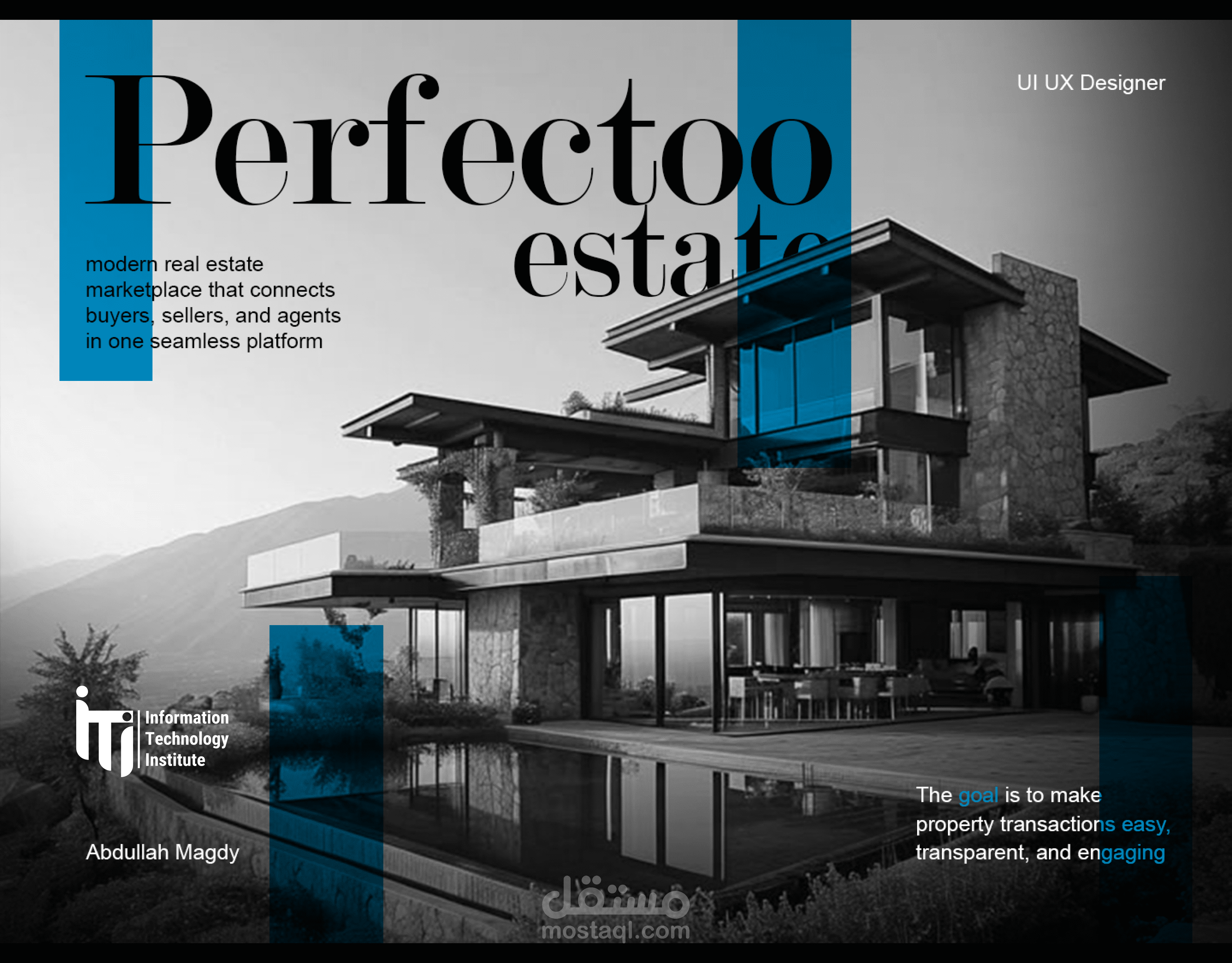 صفحة هبوط لشركة عقارات - Real Estate Landing page