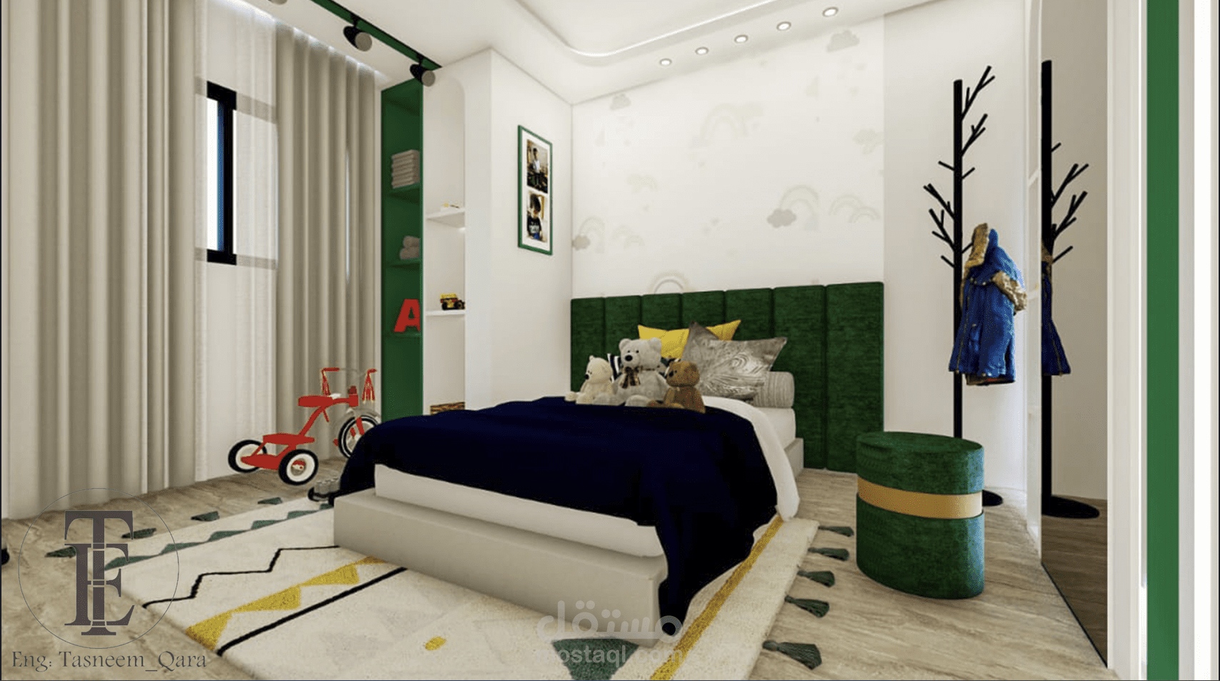 تصميم غرفة نوم اطفال
