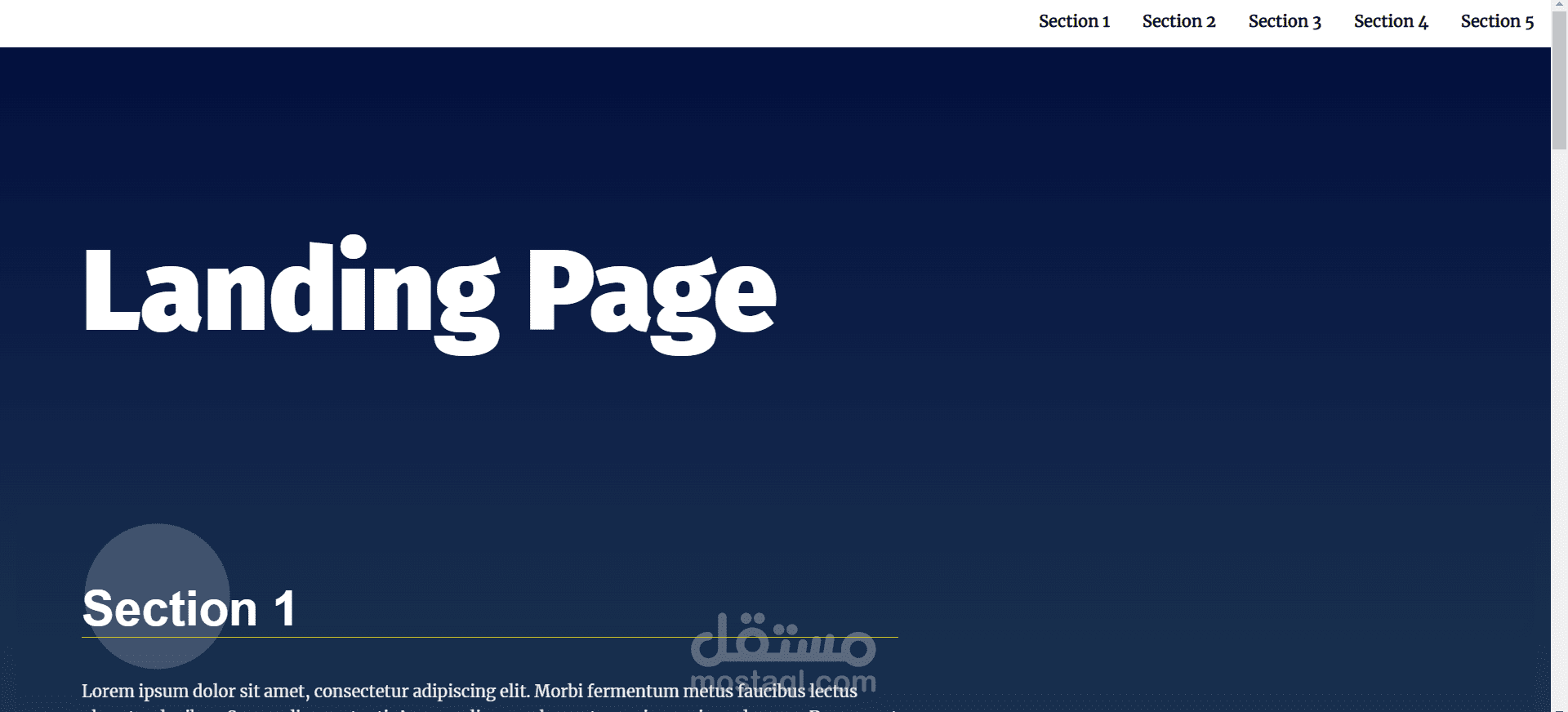 Landing Page