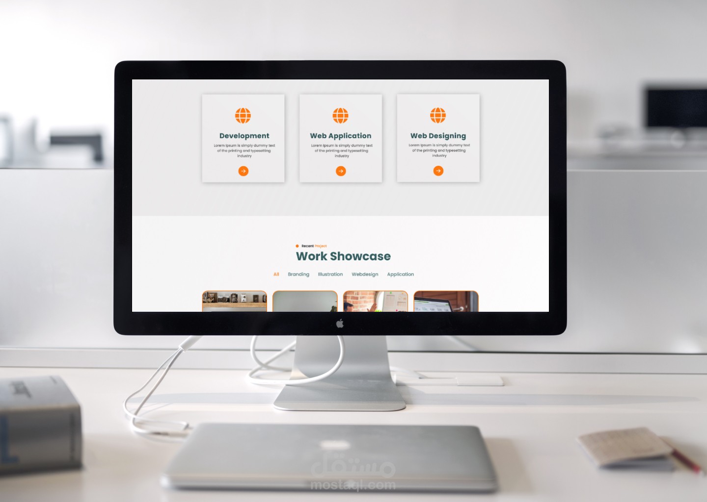 تصميم الصفحة الرئيسية باستخدام Figma