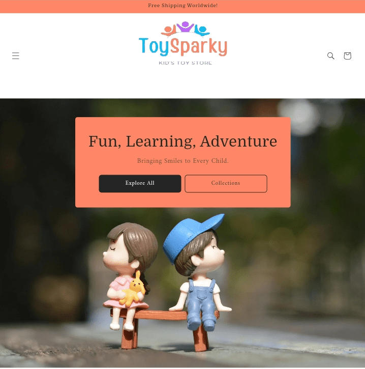 Toysparky متجر ألعاب أطفال على شوبيفاي Shopify