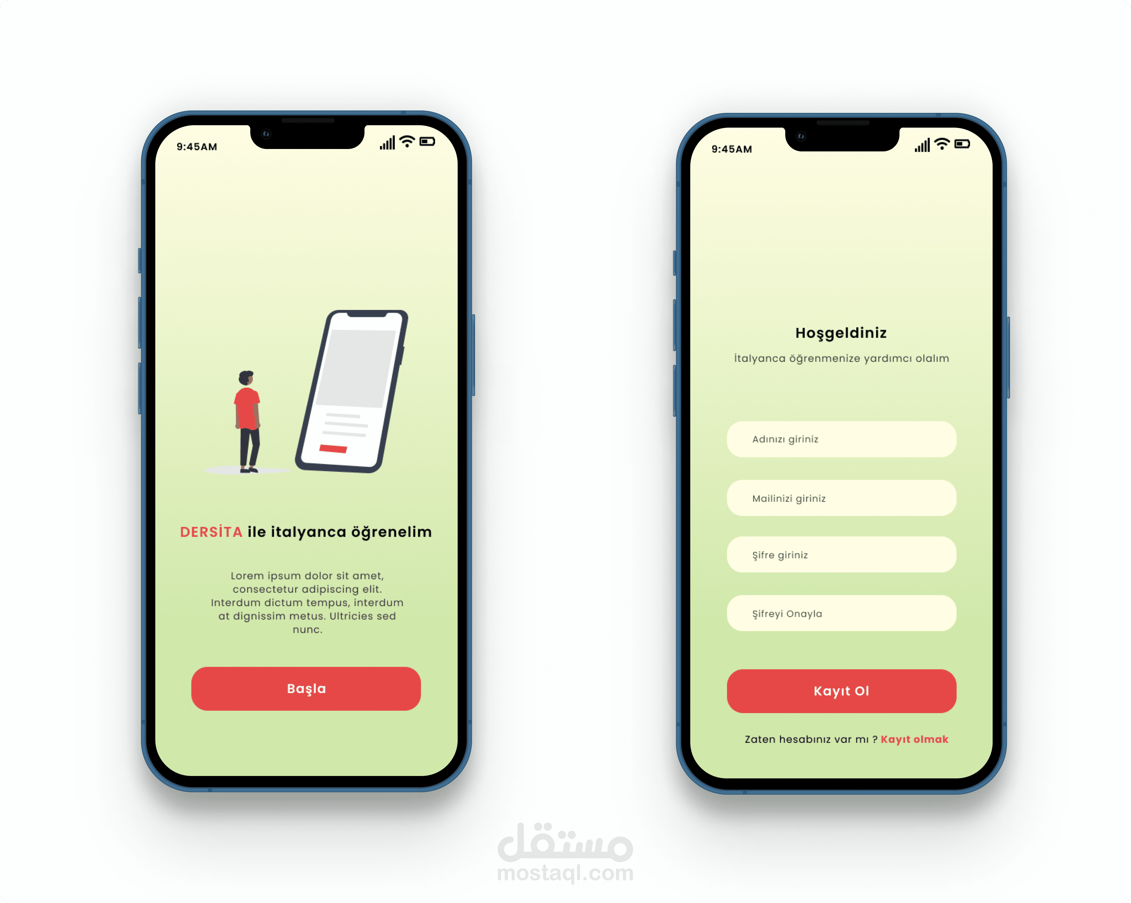 Sign Up Screen Design For App
