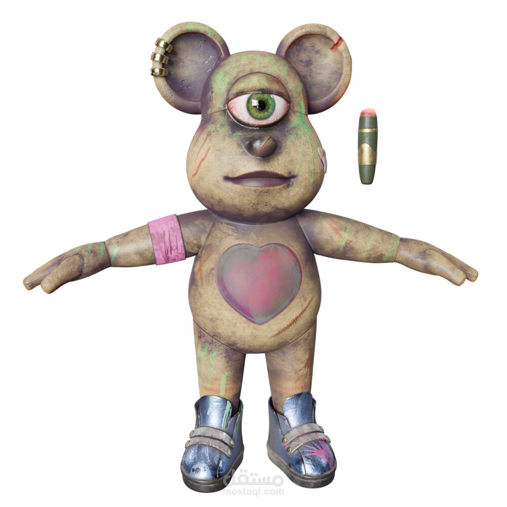 Drunk Bear تصميم شخصيات 3D