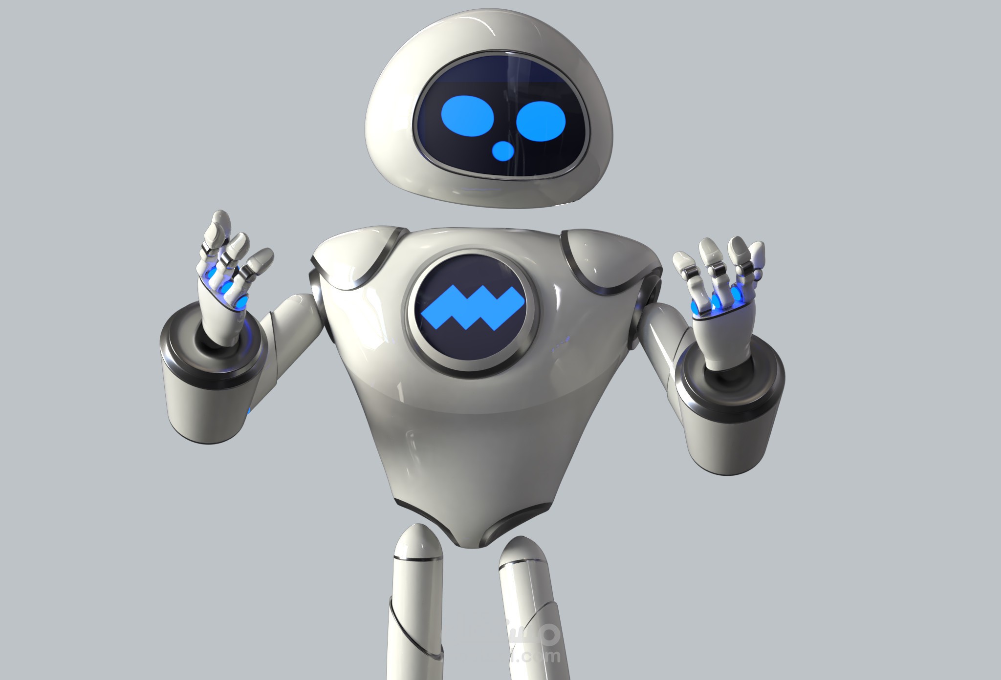 Mtn Robot Character تصميم شخصيات 3D