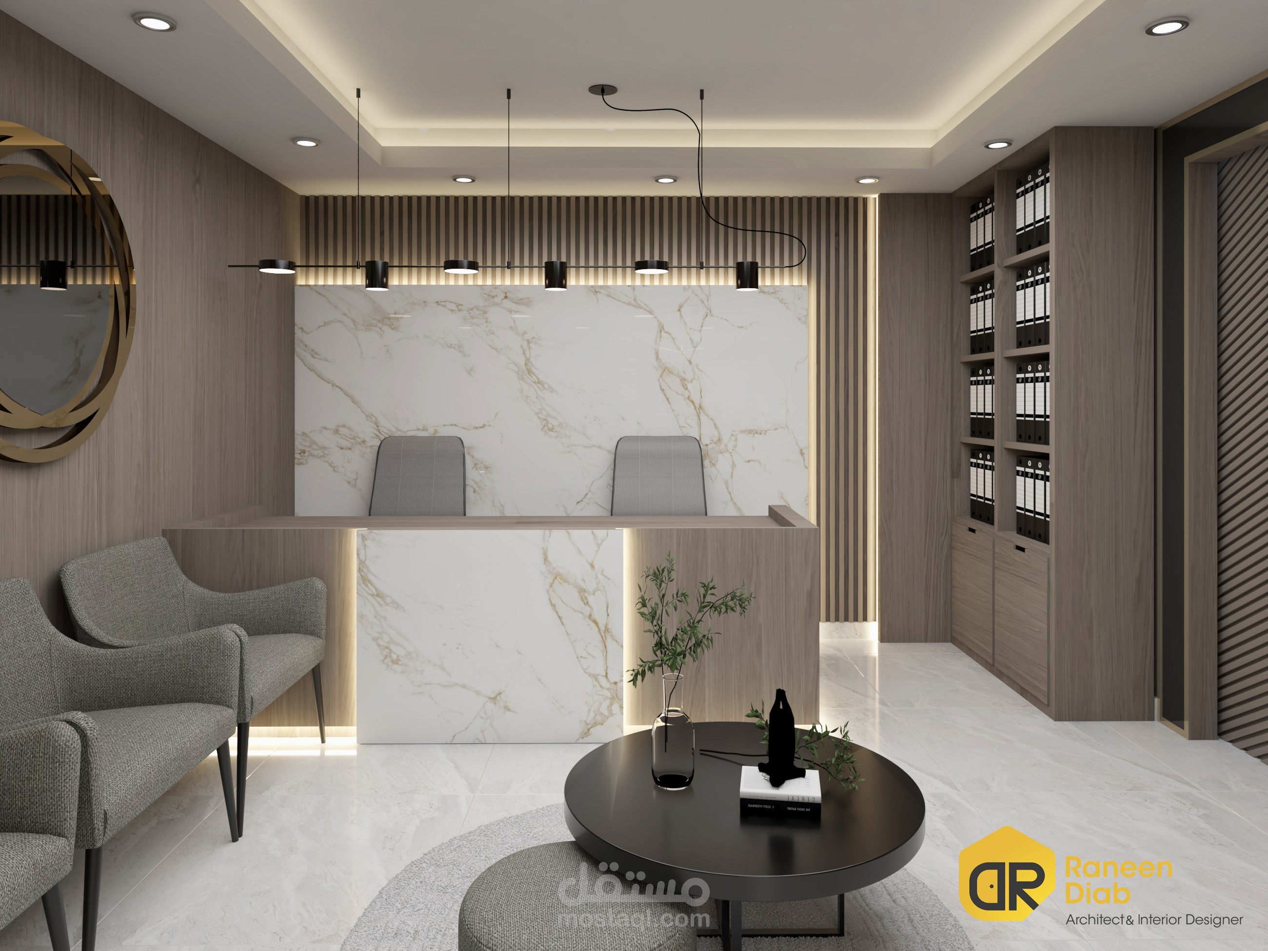 تصميم مدخل ورسبشن شركة