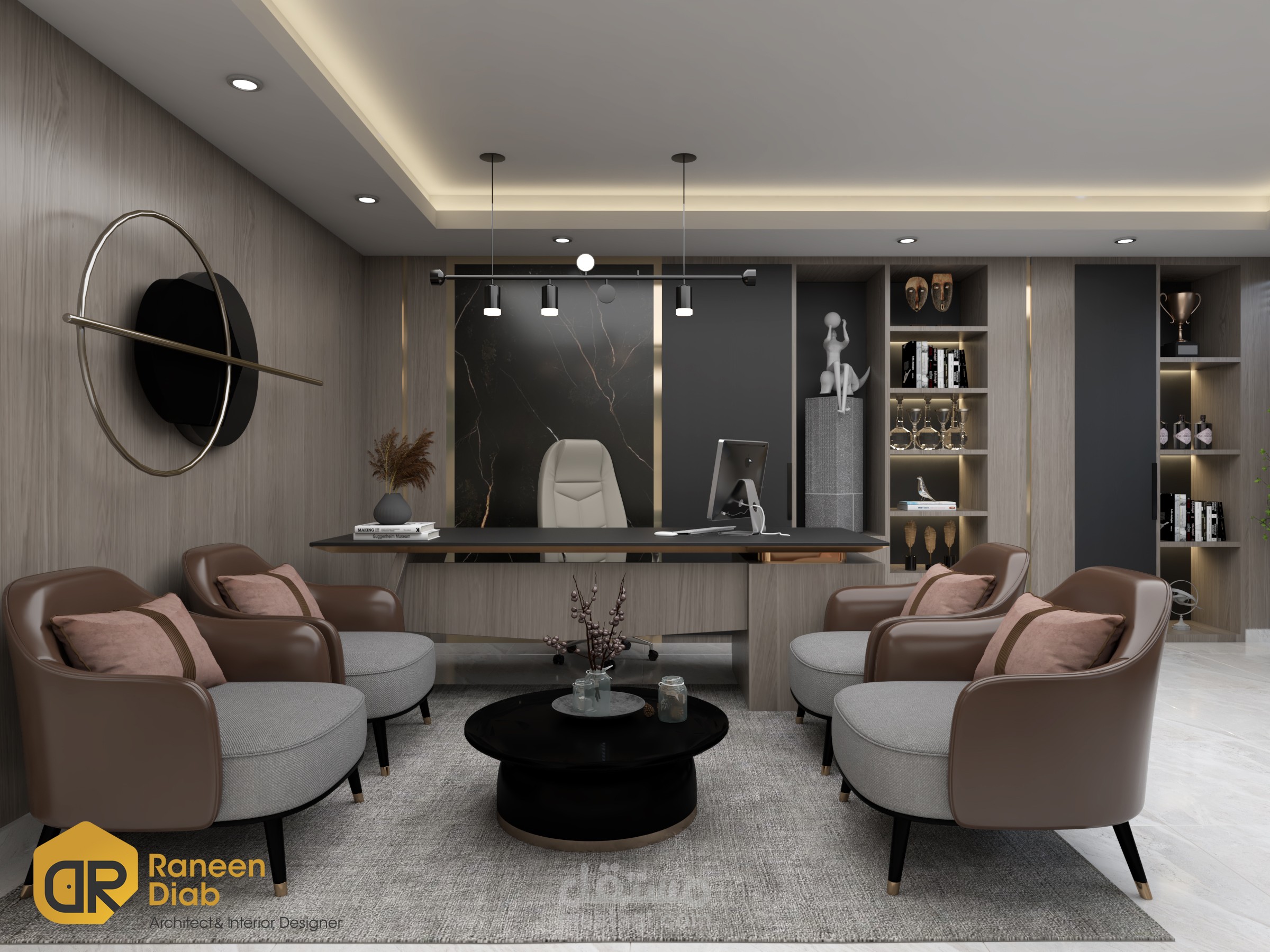 تصميم مكتب مدير