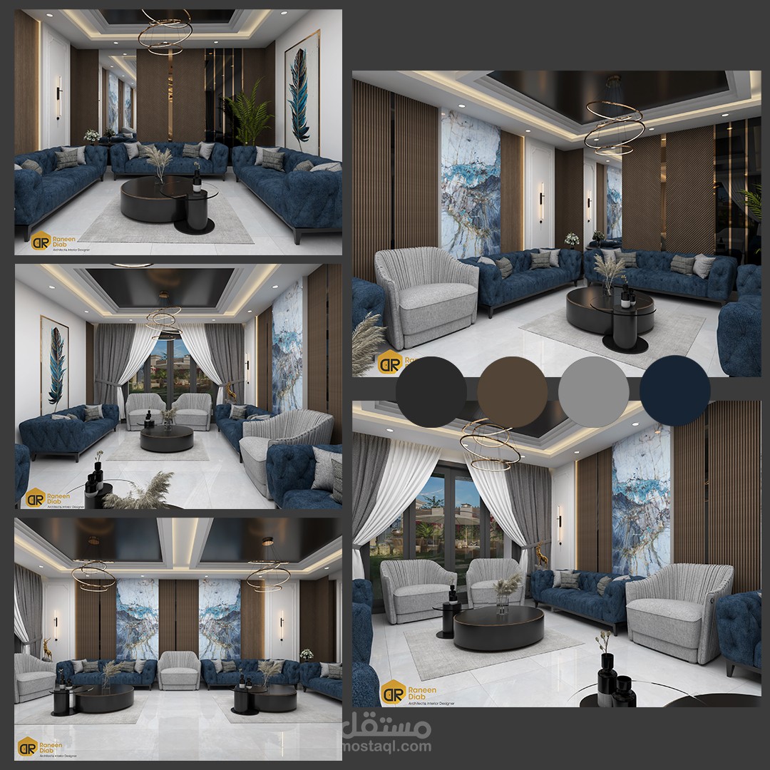 تصميم مجلس رجال