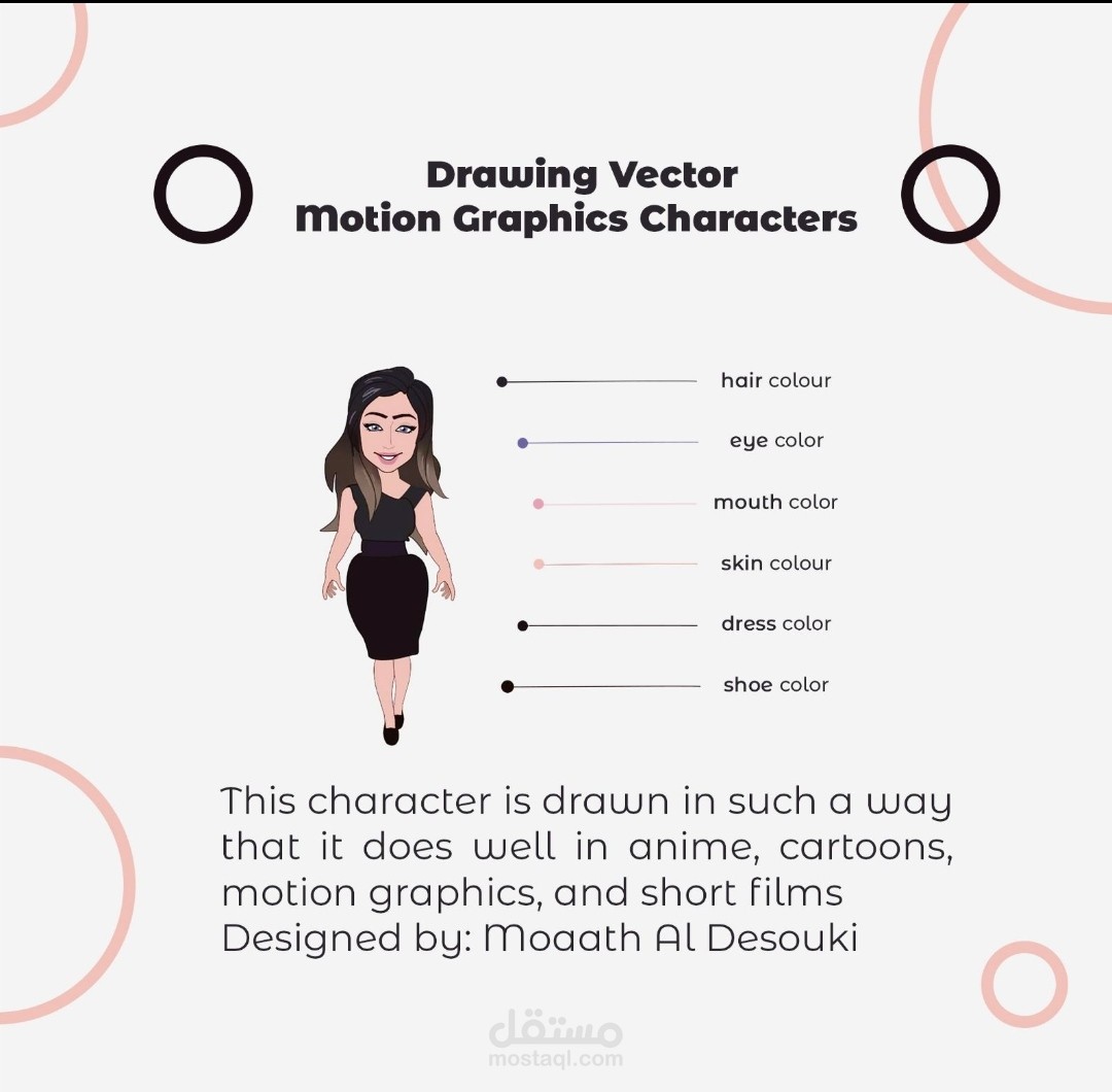 رسم شخصيات موشن جرافيك