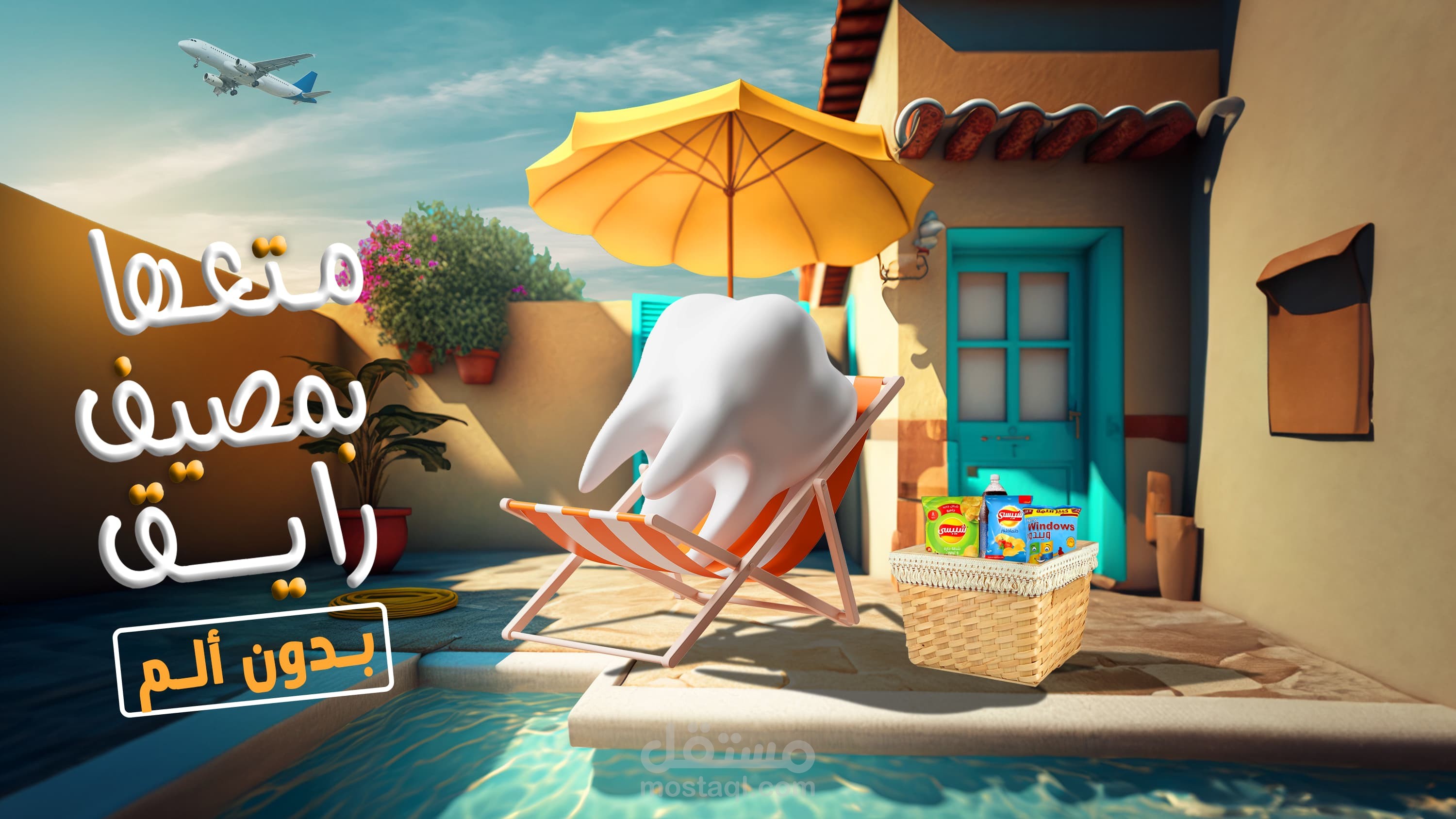 تصميم سوشيال ميديا لـ عيادة أسنان