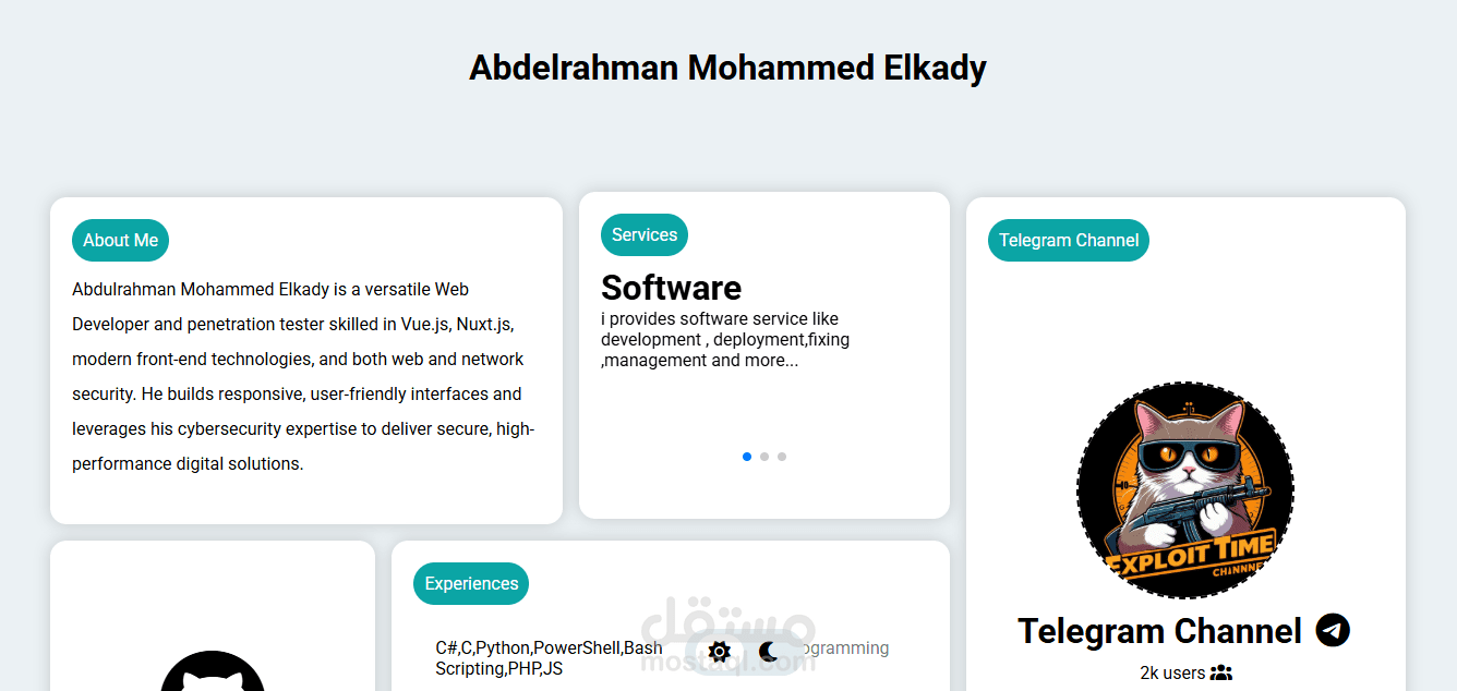 my website