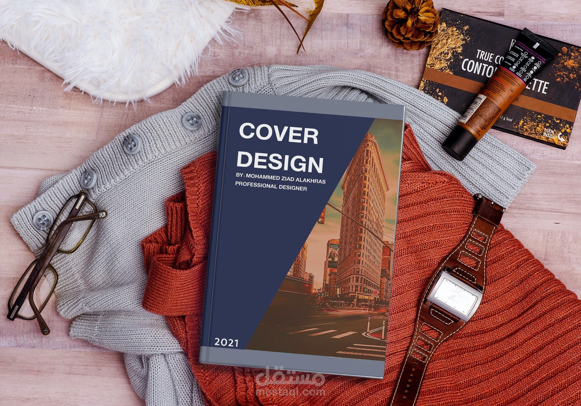 تصميم اغلفة الكتب والمجلدات