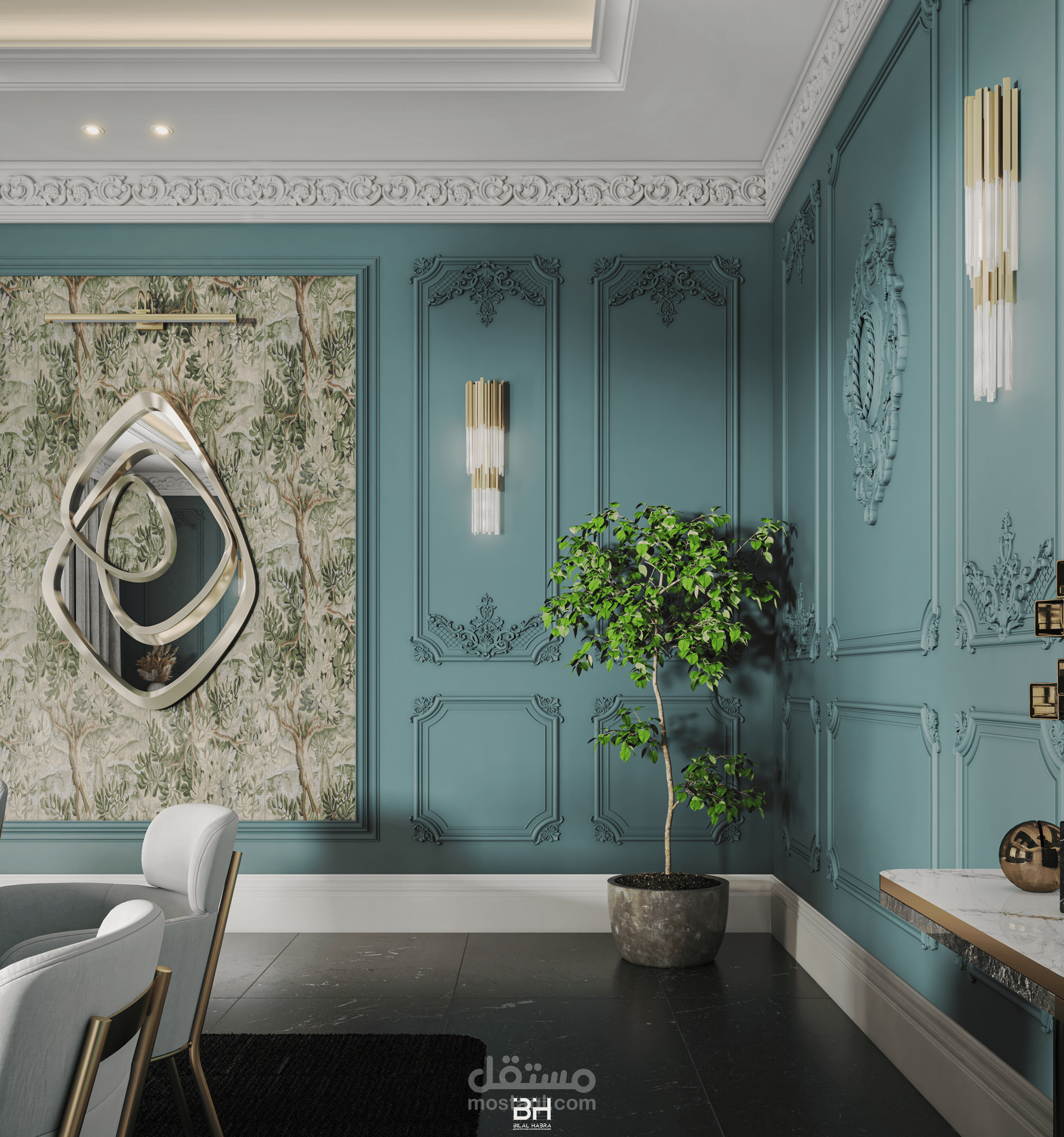 ( LUXURY DINING ROOM )