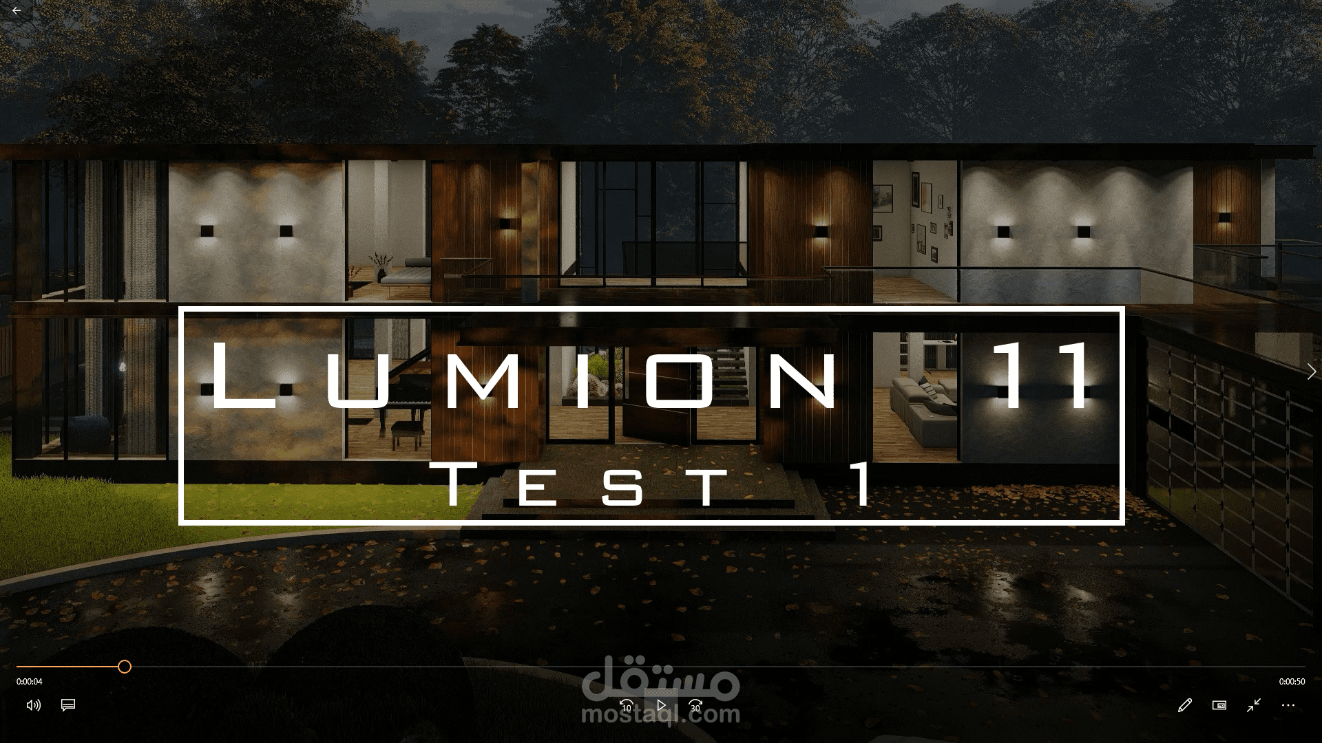 Lumion 11 visualization (walkthrough) video