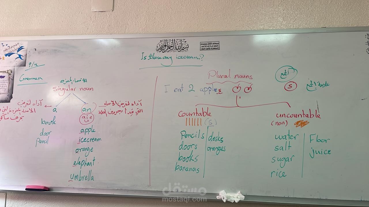دروس تدريب للغة  الانجليزية