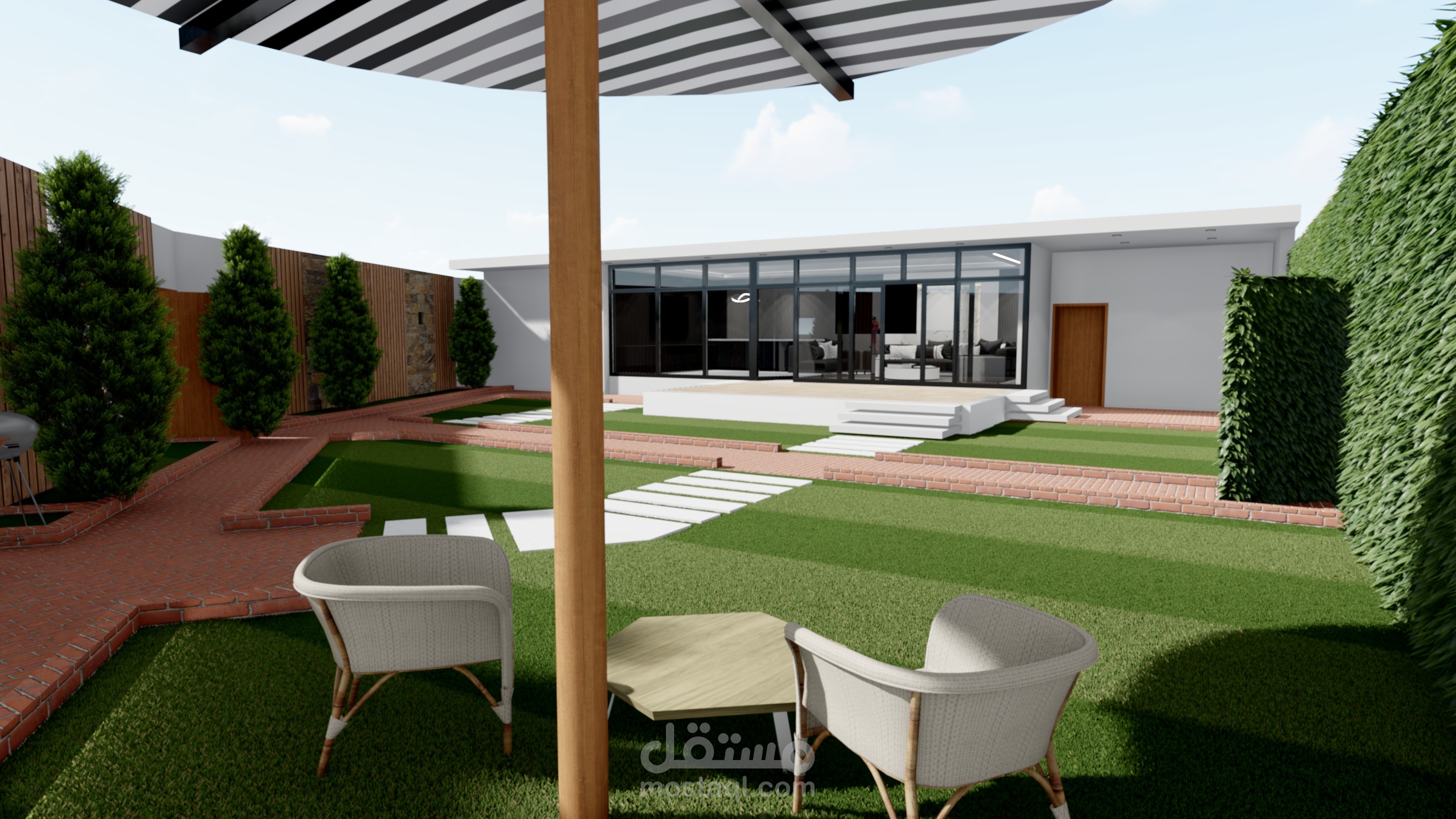 تصميم وتنفيذ مجلس خاص في امارة عجمان للسيد حمد الدوسري