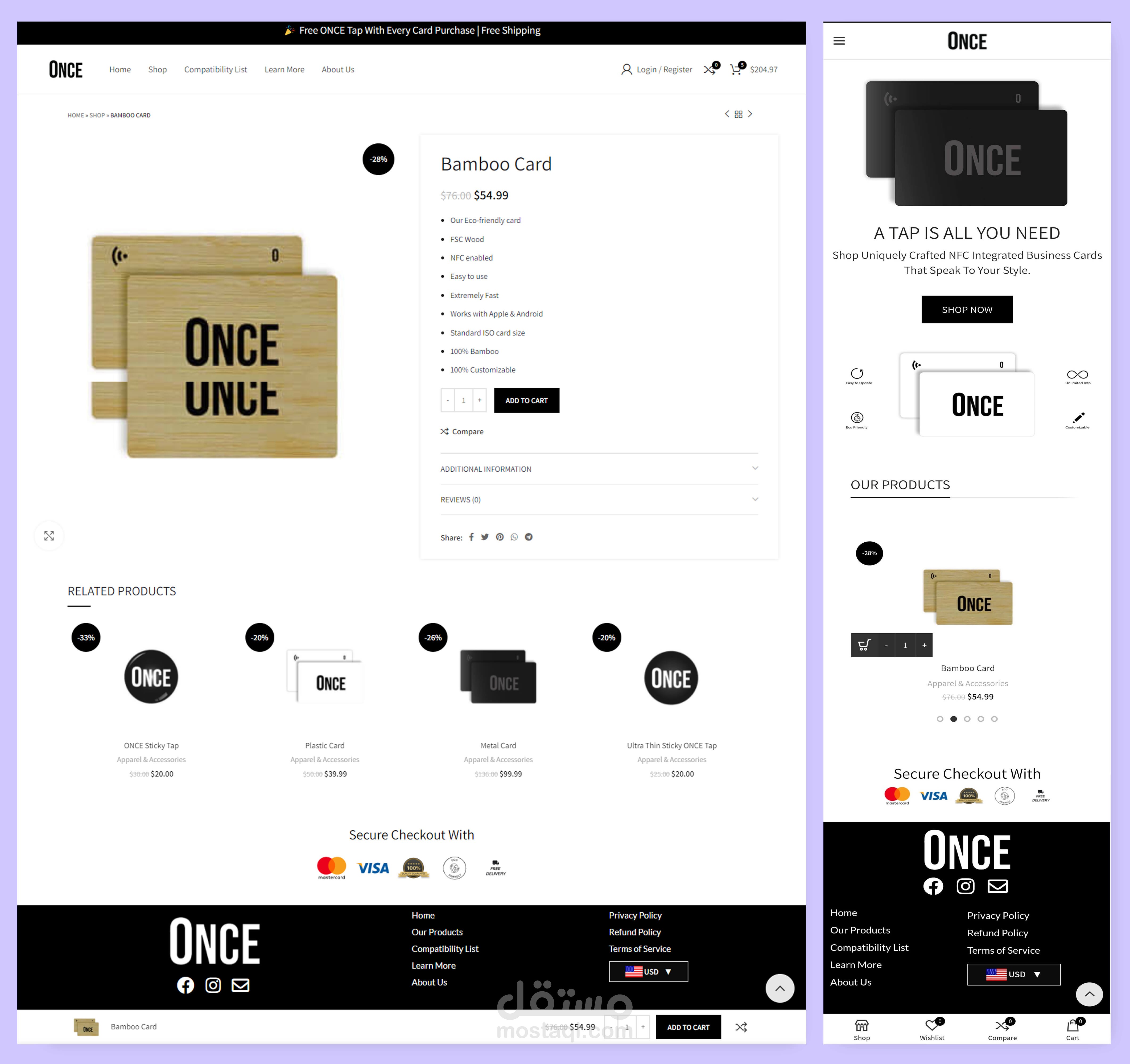 Online store بتصميم عصرى