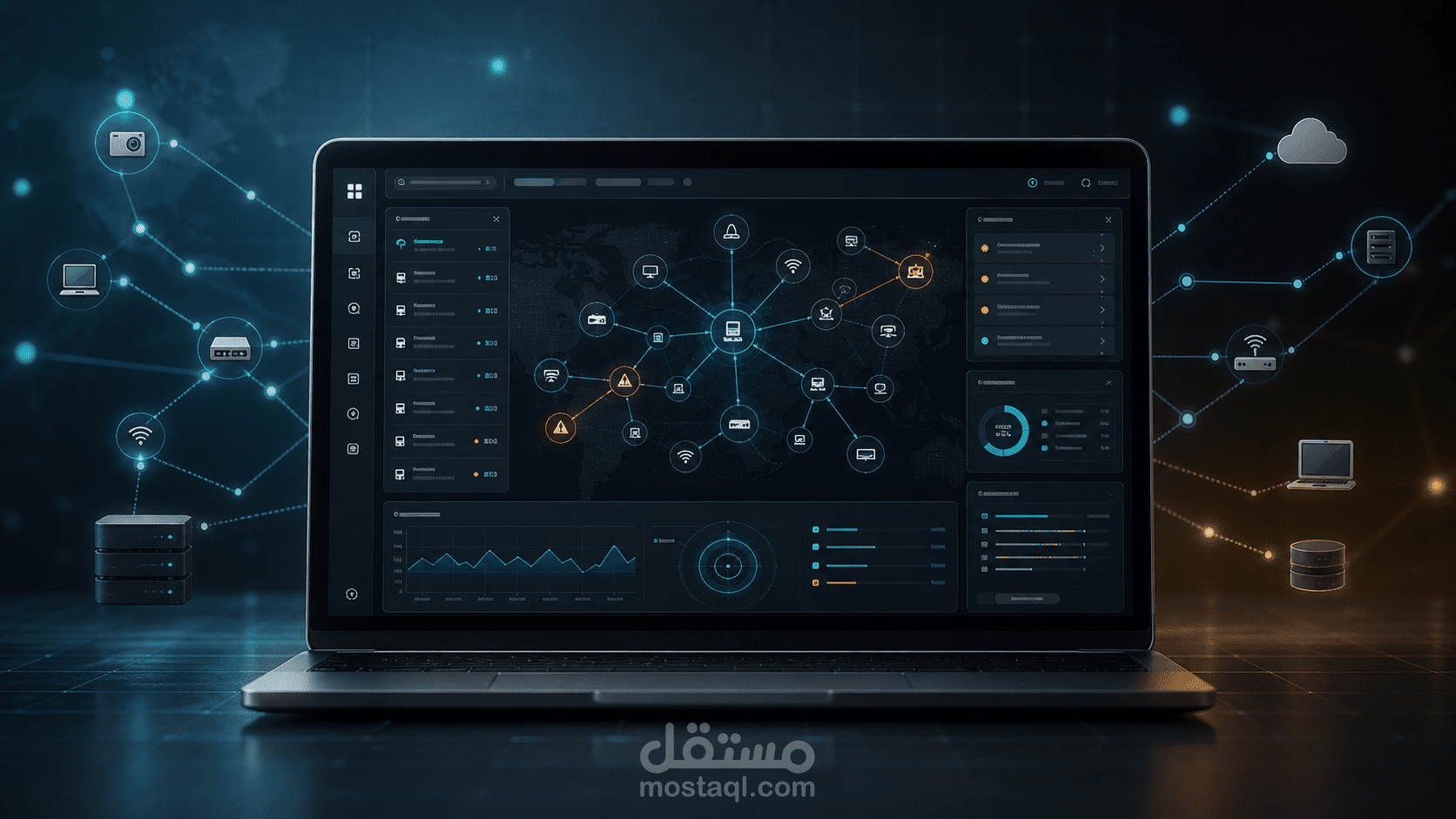 NetHawk — لوحة تشخيص ومتابعة الشبكات