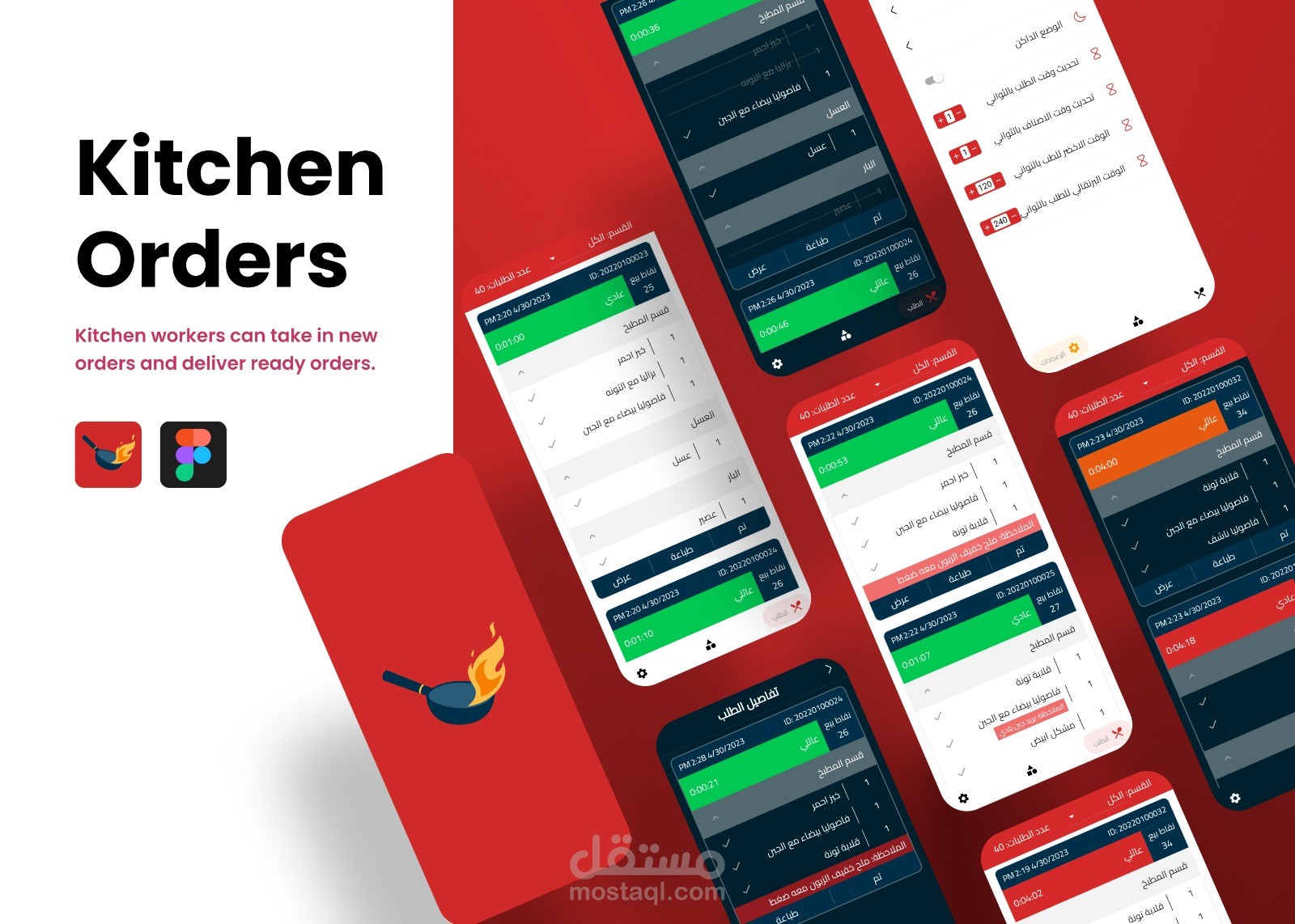 طلبات مطبخ للمطاعم