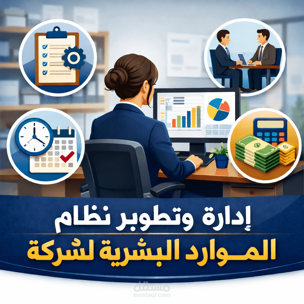 إدارة وتطوير نظام الموارد البشرية لشركة
