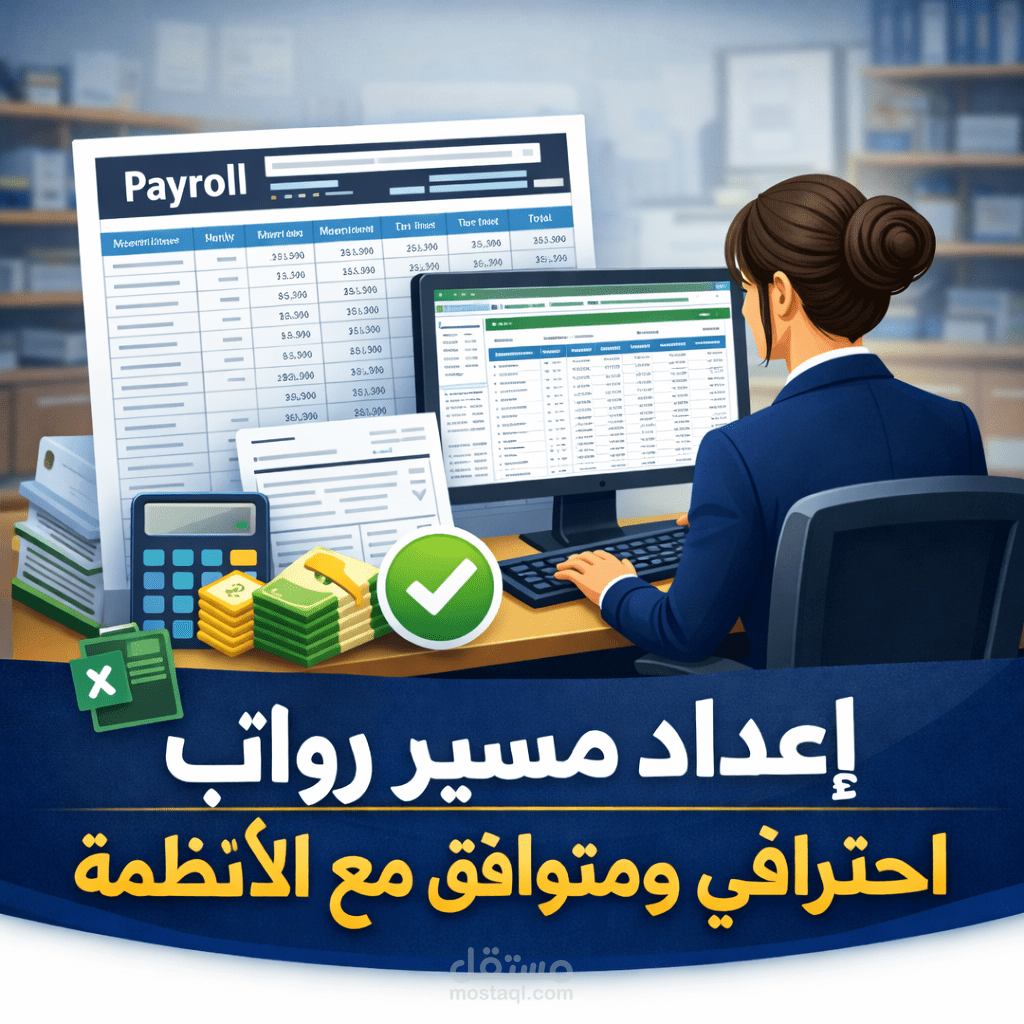 إعداد مسير رواتب احترافي ومتوافق مع الأنظمة