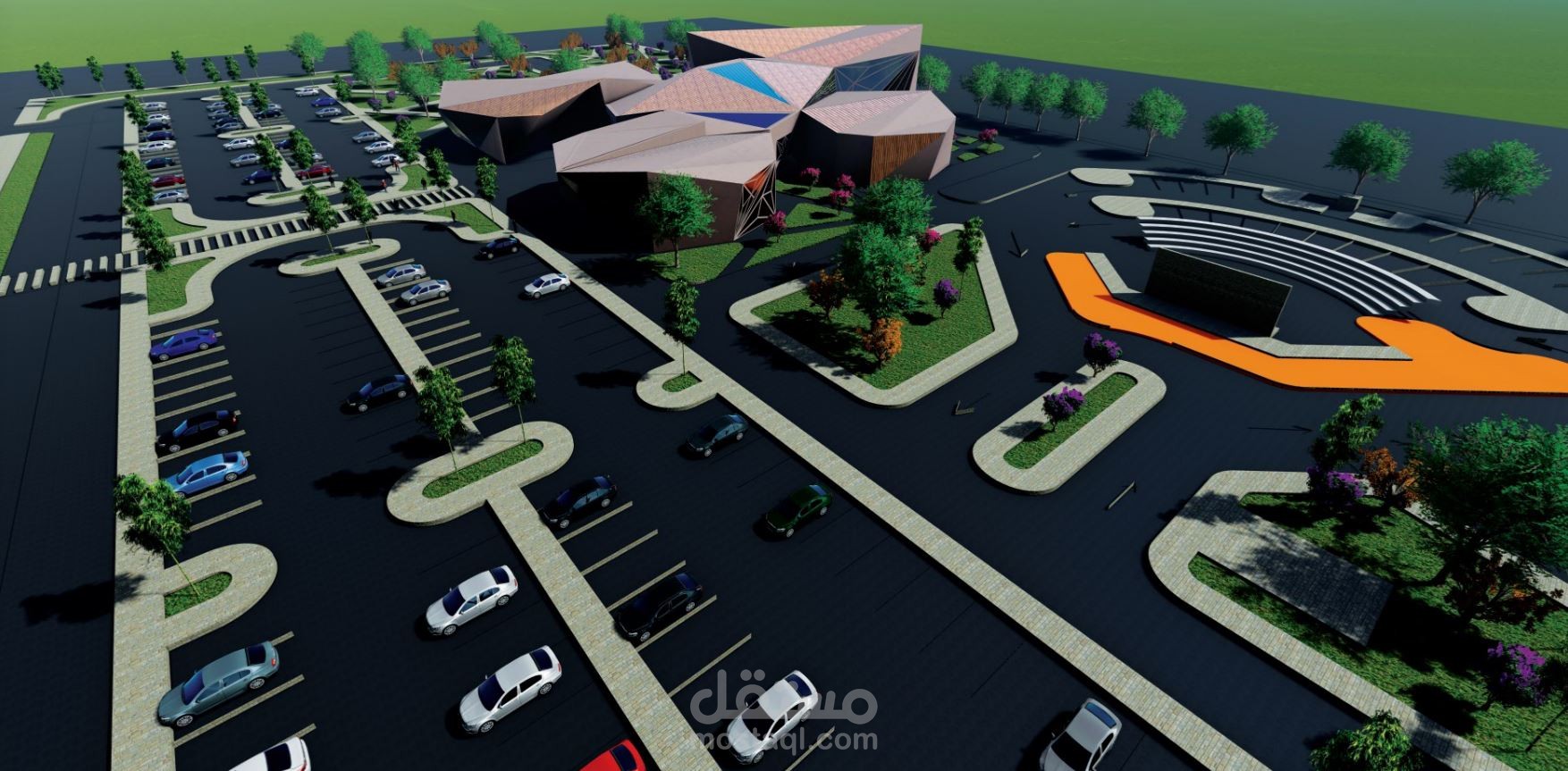 تصميم مجمع سينمات