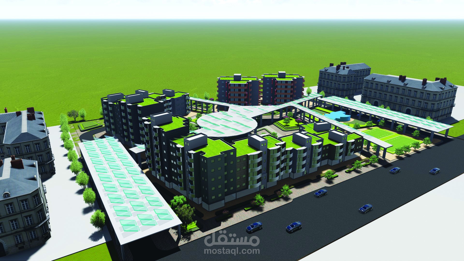 مجمع سكني مستدام في سوريا