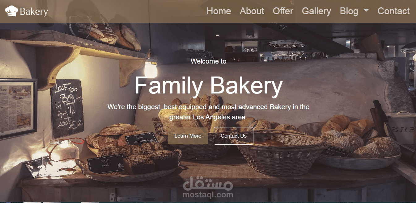 تصميم موقع ويب متميز متعدد الصفحات أو صفحة واحدة