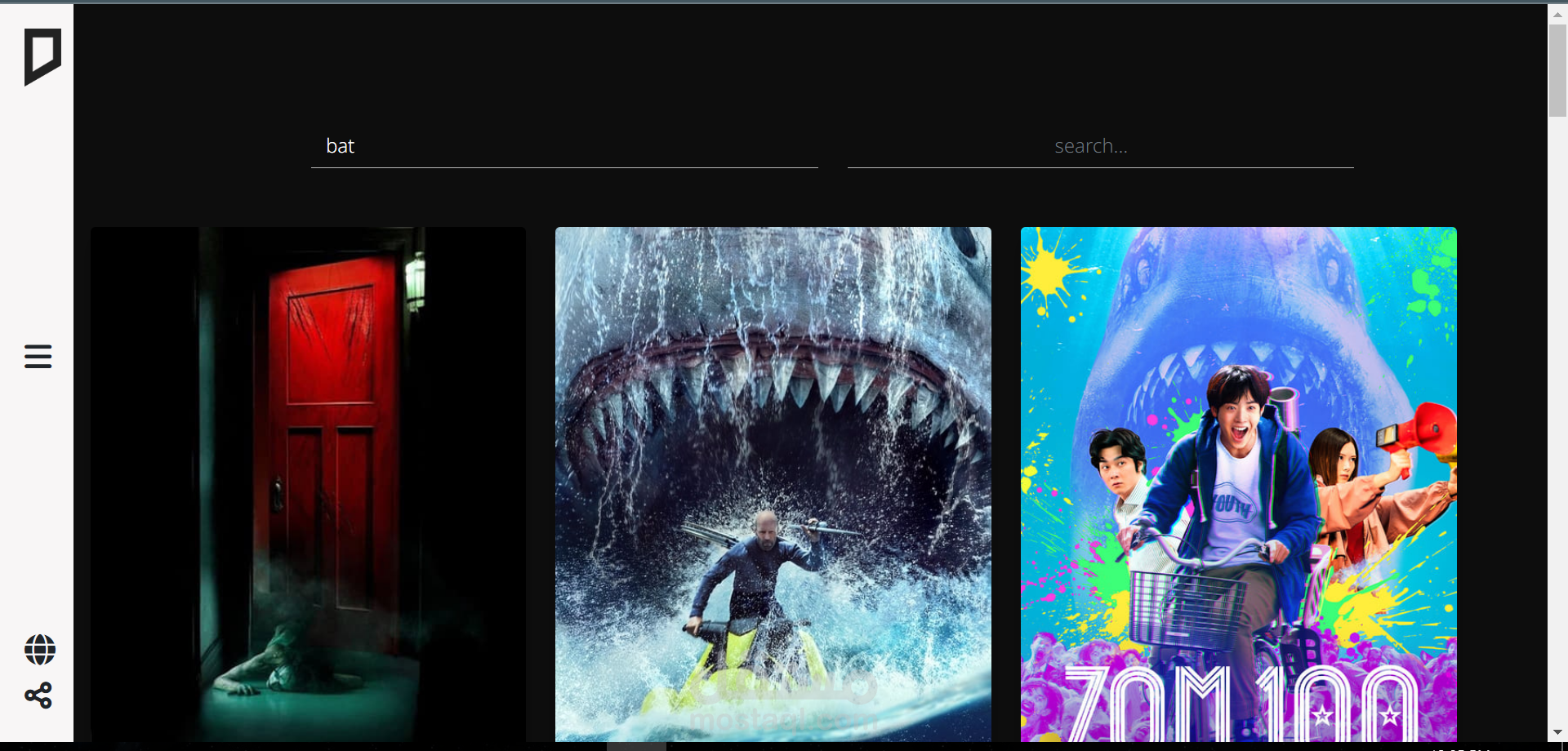 موقع أفلام مشابه لنتفليكس وايجي بيست باستخدام react