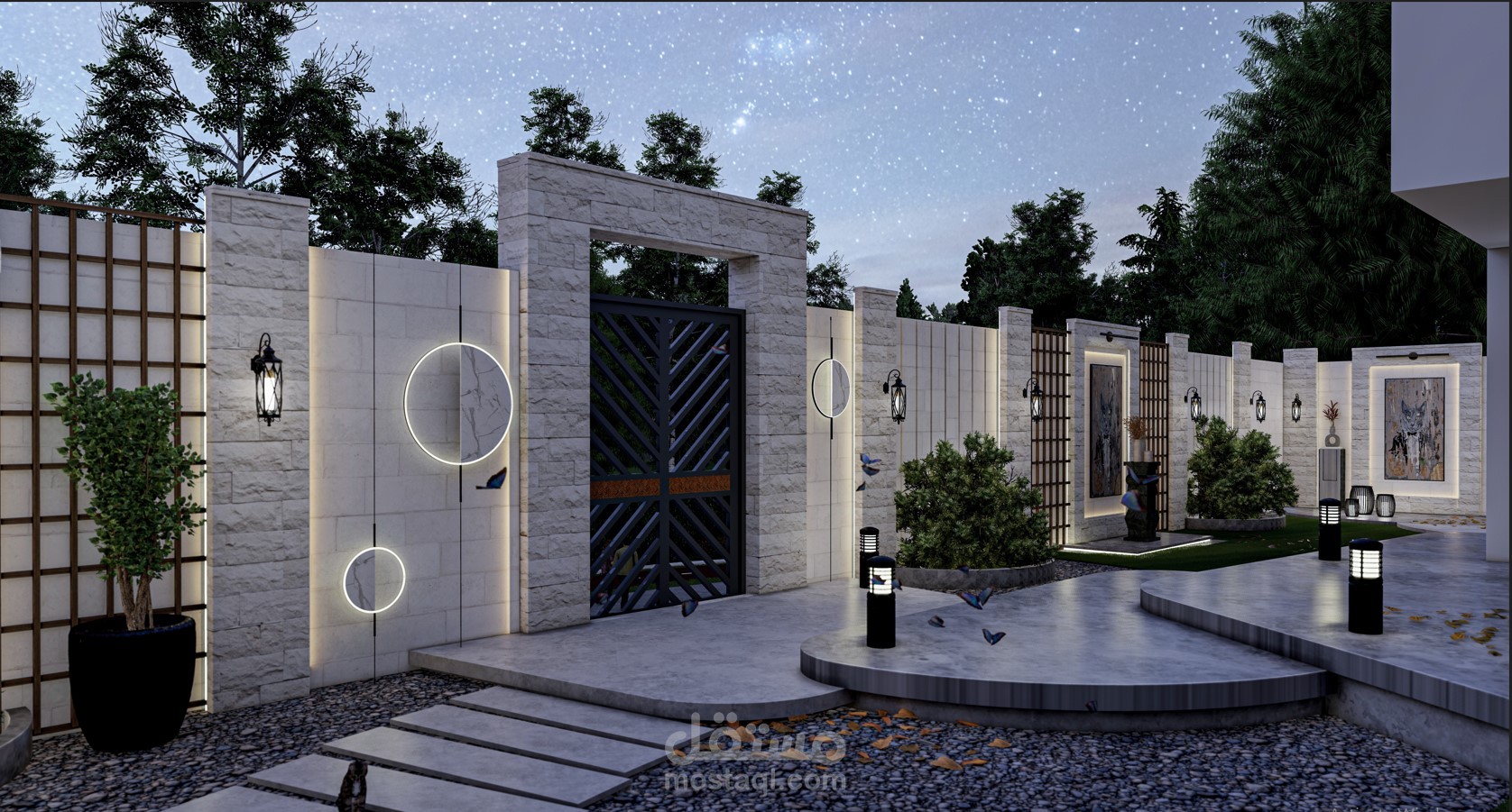 تصميم حدائق خارجية - Landscape