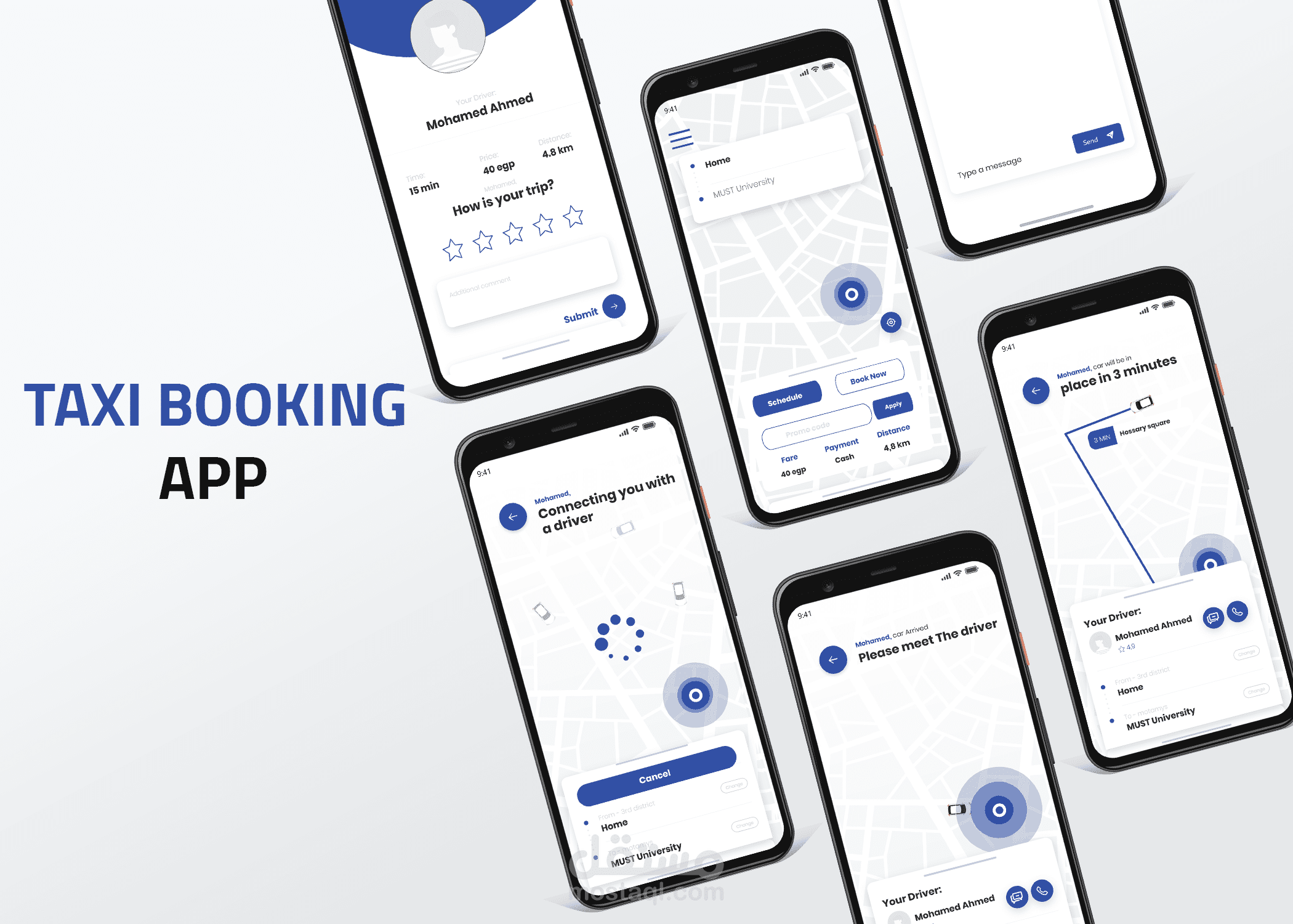 Taxi booking app