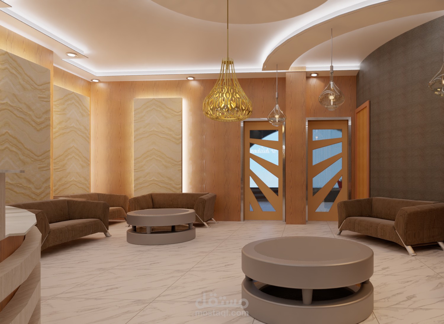 تصميم عياده اسنان بالاستقبال