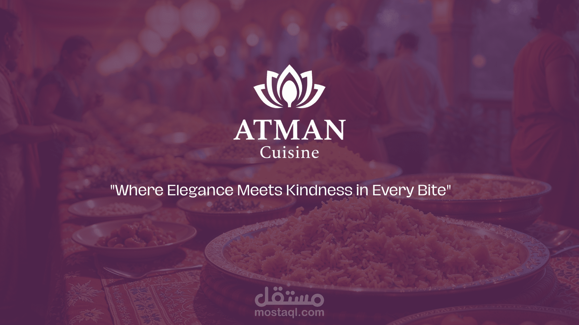 هوية بصرية لمطعم هندي