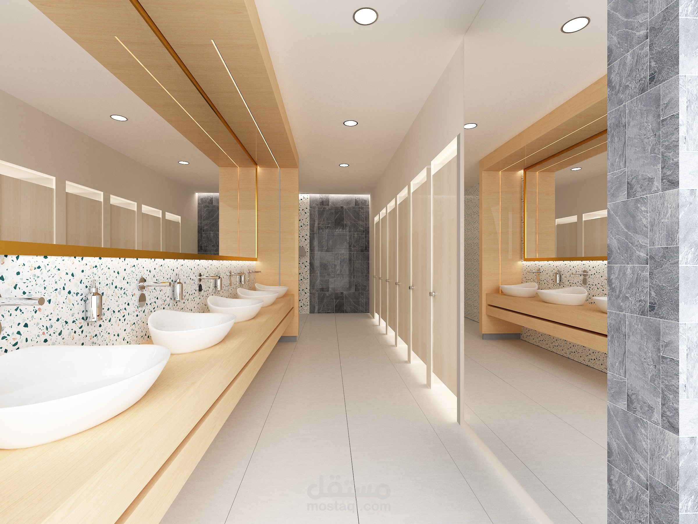 تصميم دورات مياه مودرن
