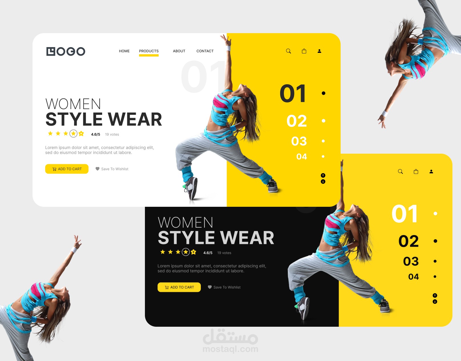 Landing page (Women Style Wear)