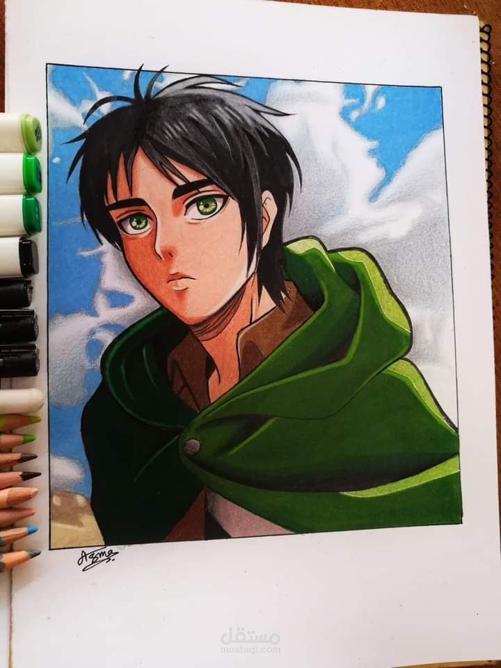 Anime drawing - رسم أنيمي