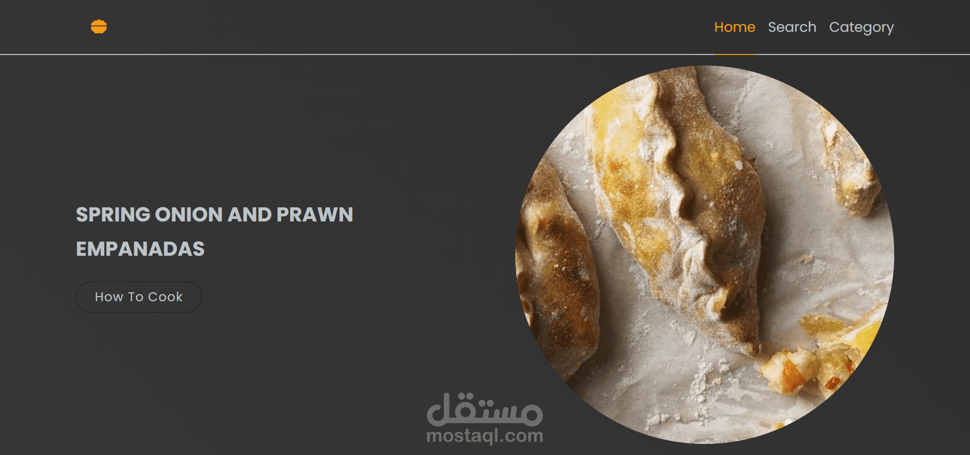 موقع لتقديم وصفات اطعمة