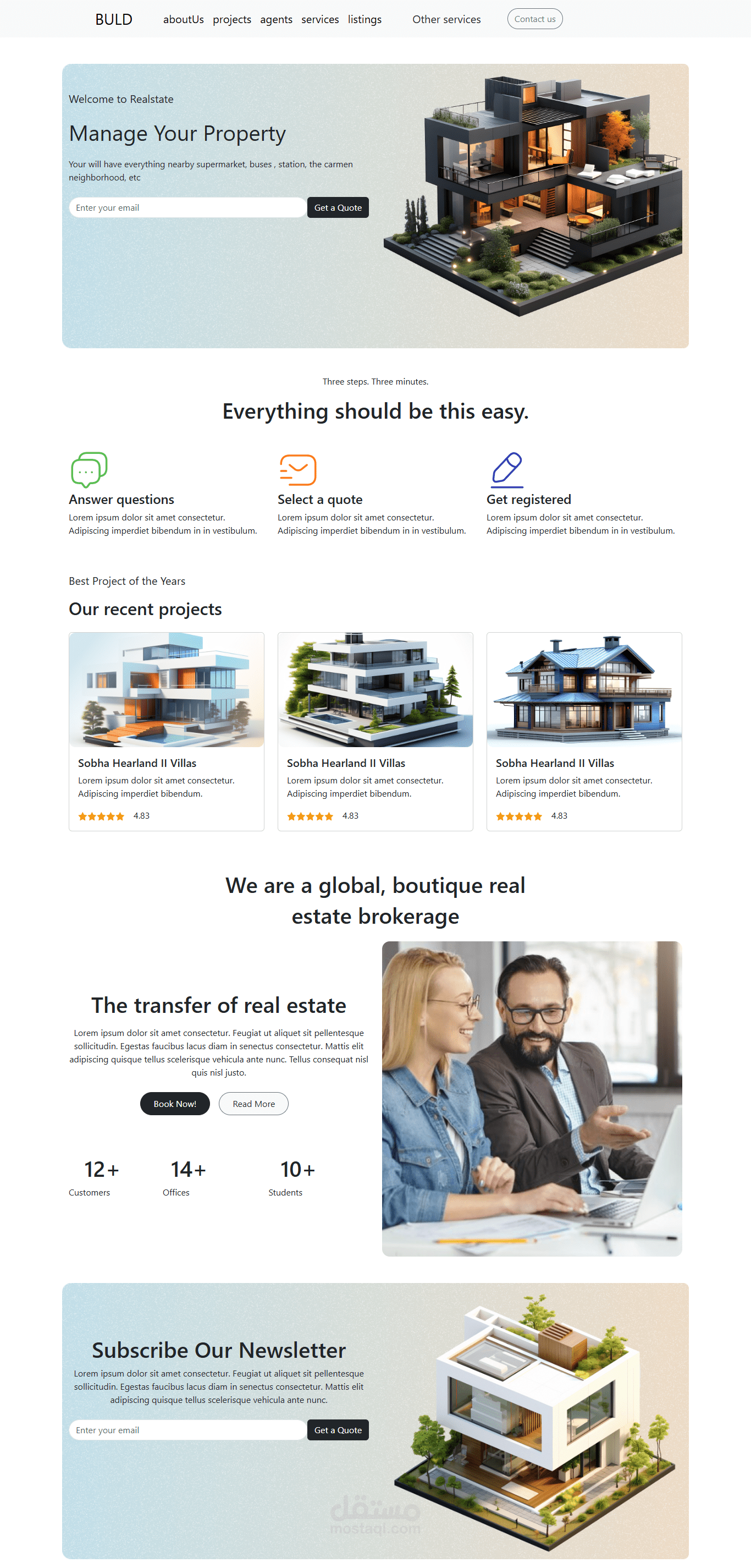 Real State Web App