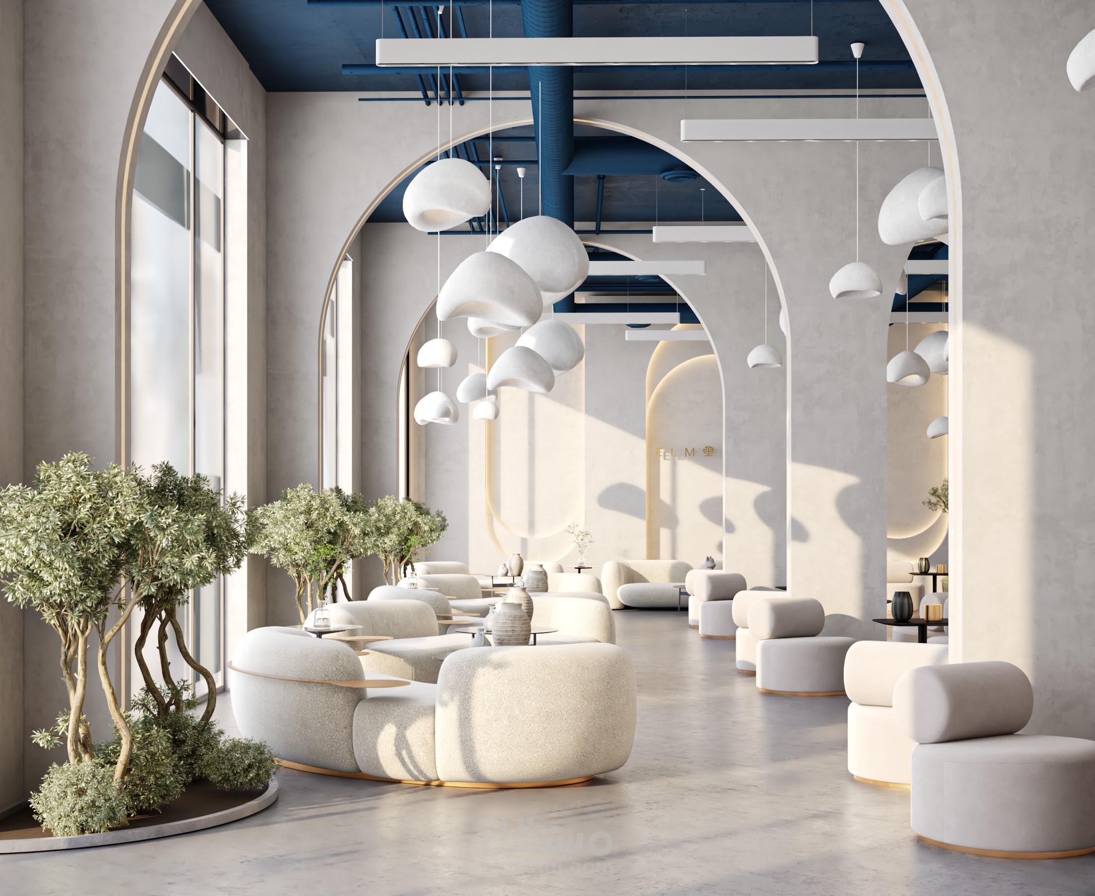 تصميم كوفي شوب elm caffe في المملكة العربية السعودية