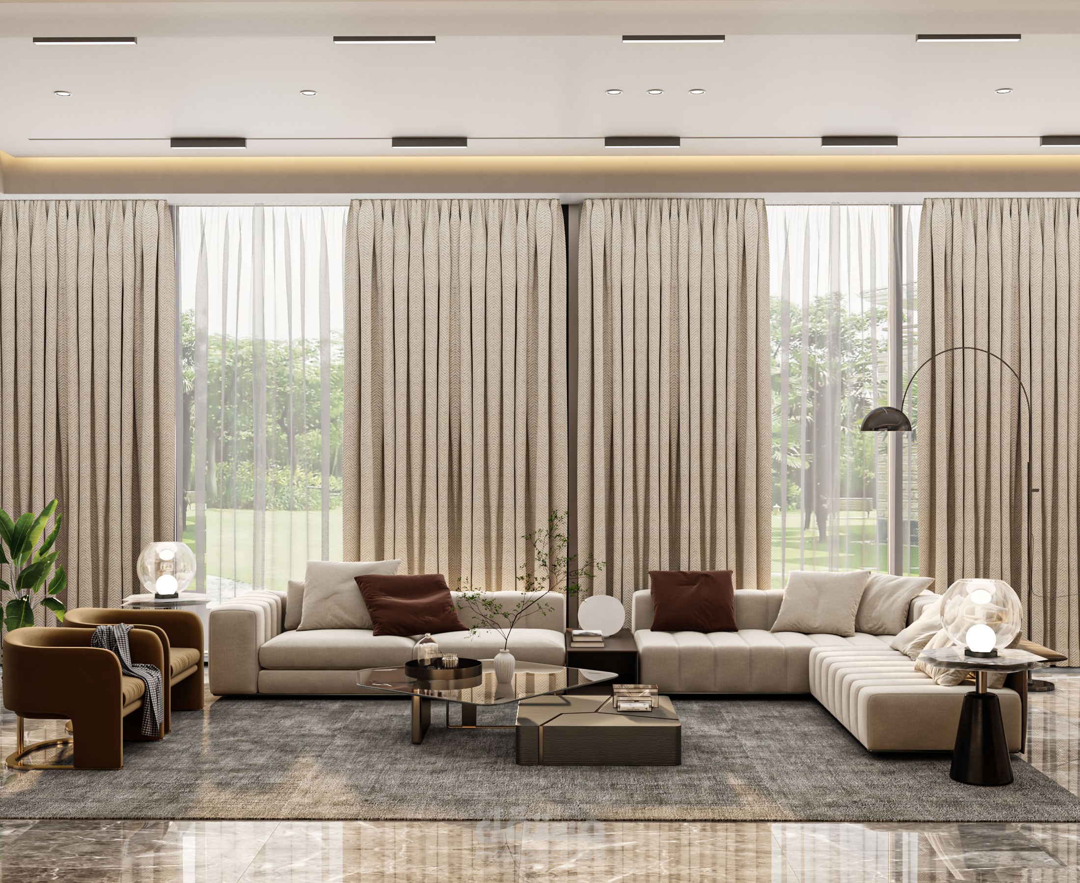 Minimal livingroom in KSA