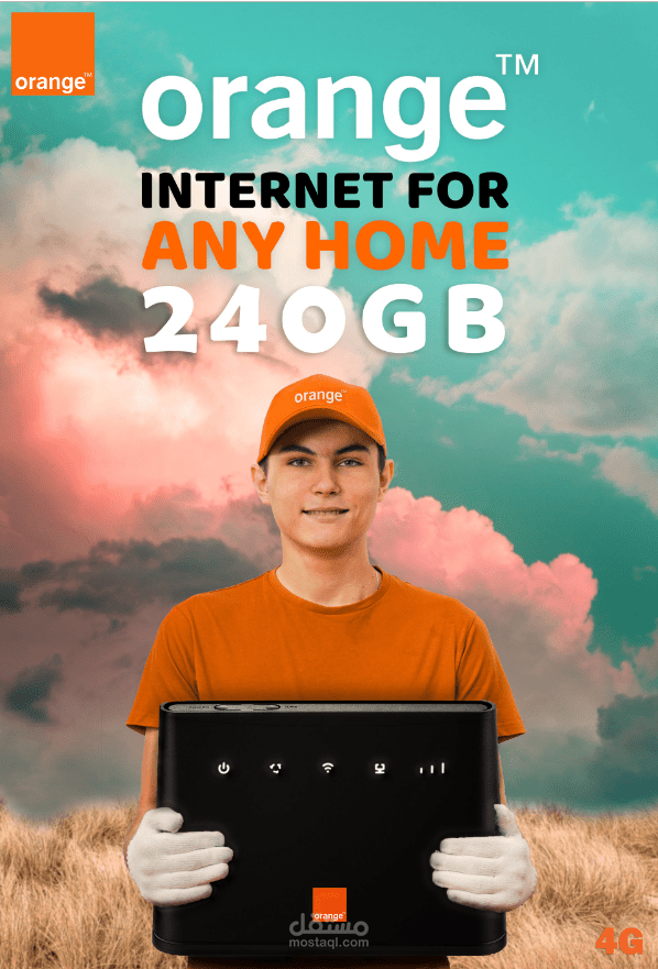 تصميم سوشيال ميديا orange